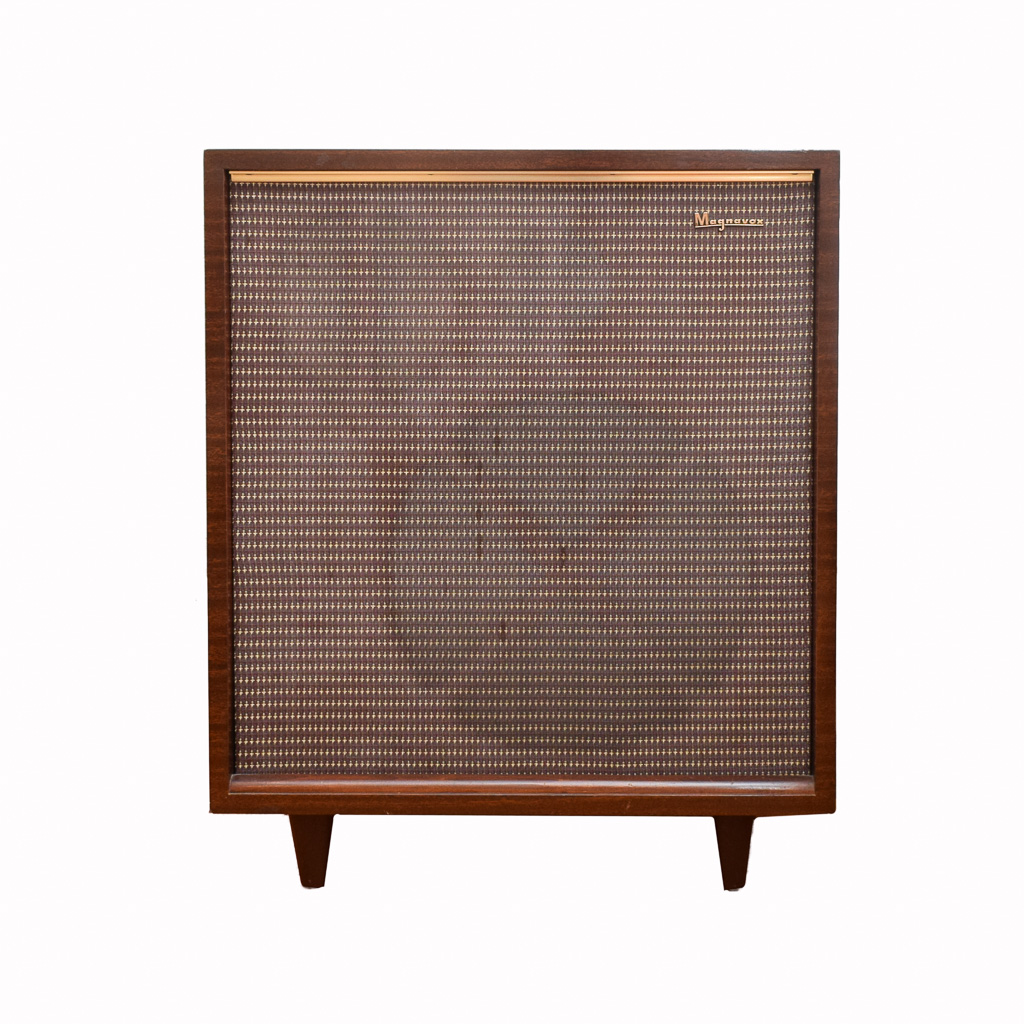 Mid Century Floor Speaker by Magnavox