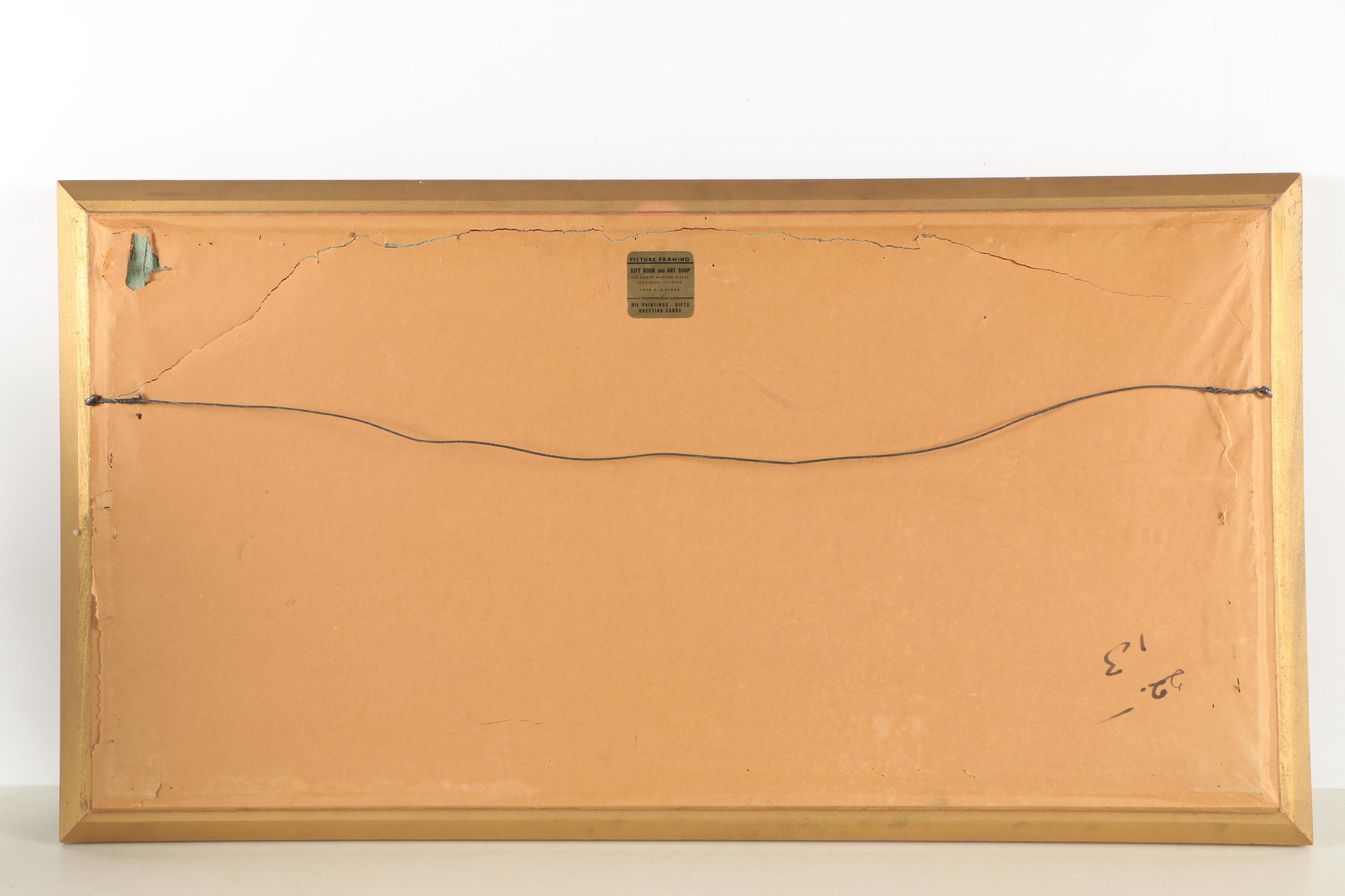 Hand-Stitched Embroidery Pieces Including Samplers and a Lake Scene