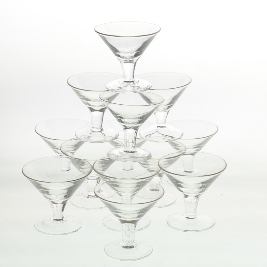 Clear Cordial Glasses