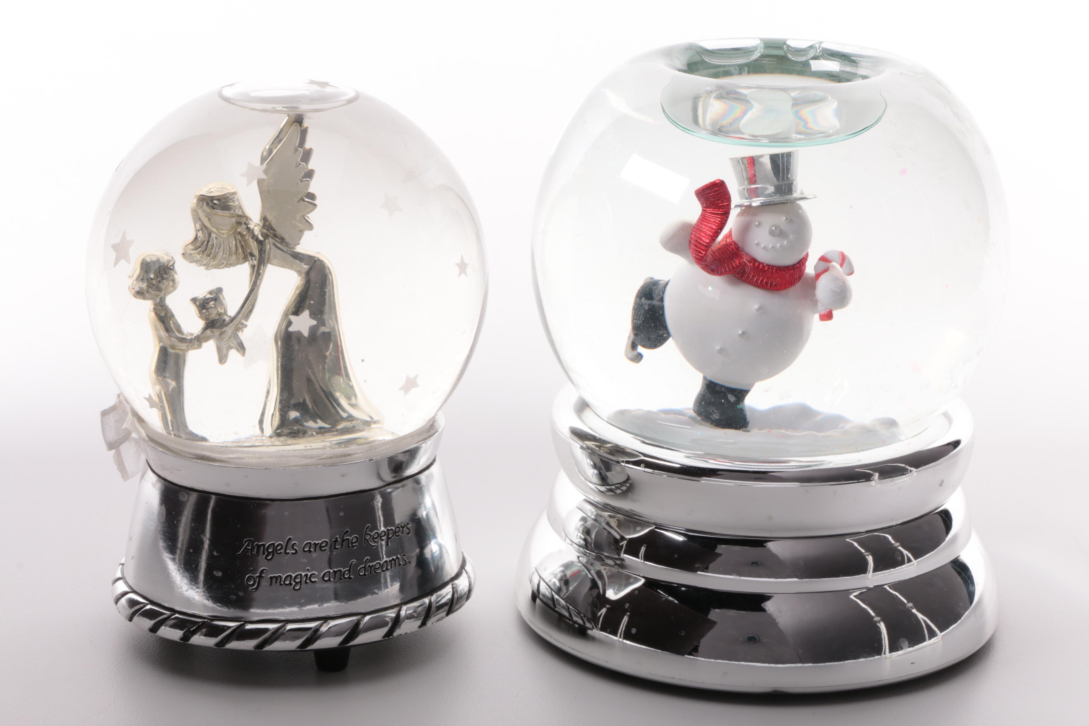 Snowglobes and Musical Figurine