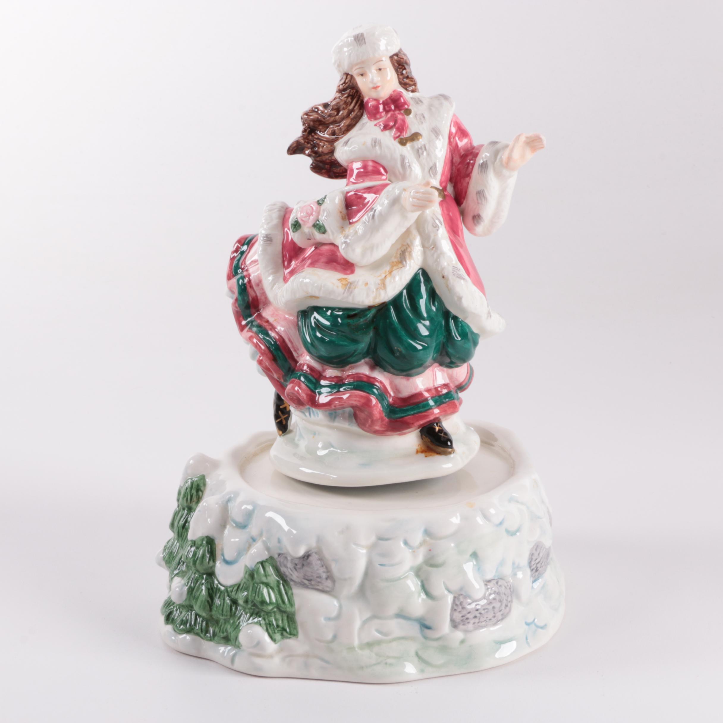 Snowglobes and Musical Figurine