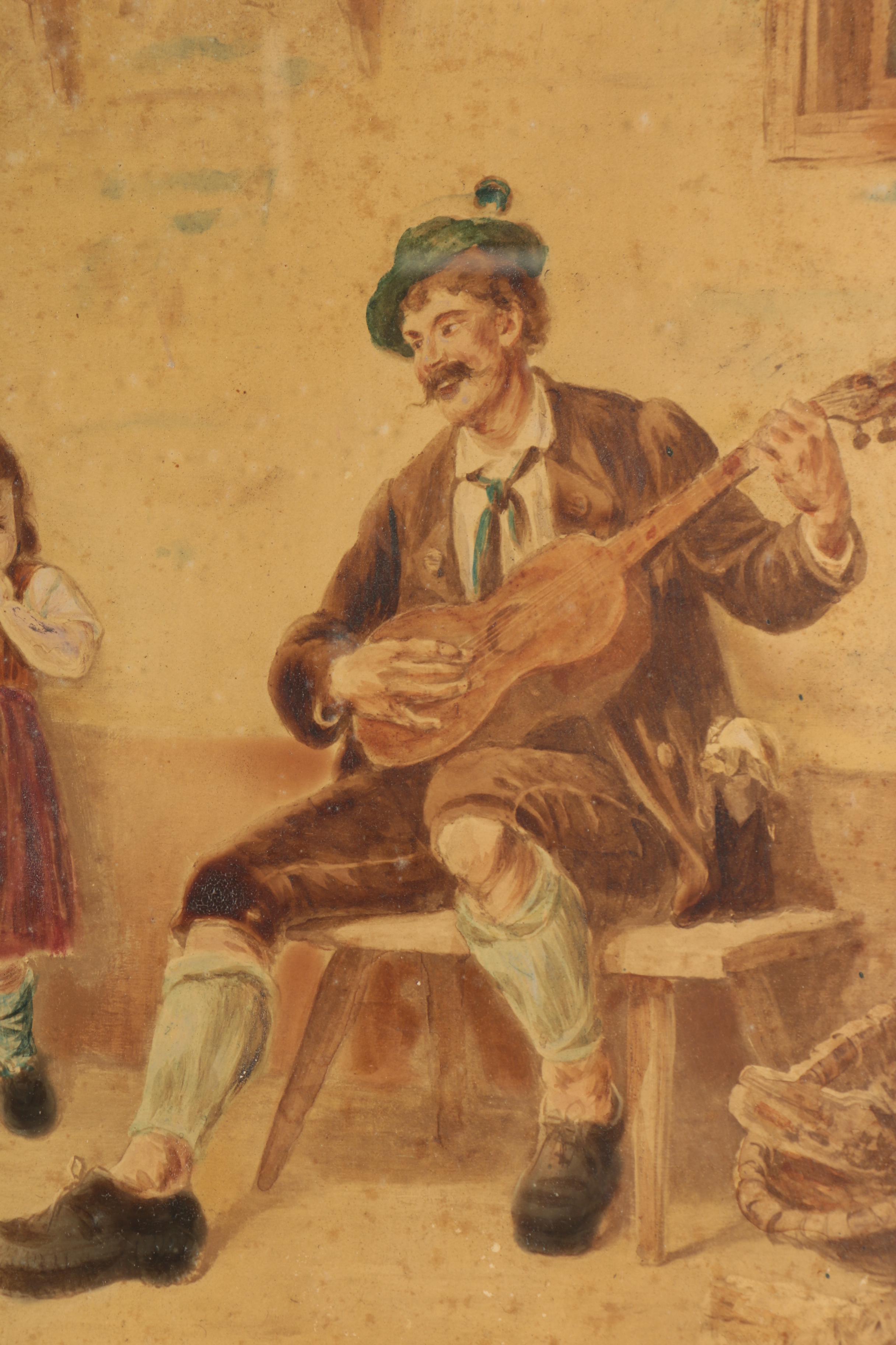 Oil Painting of a Germanic Scene