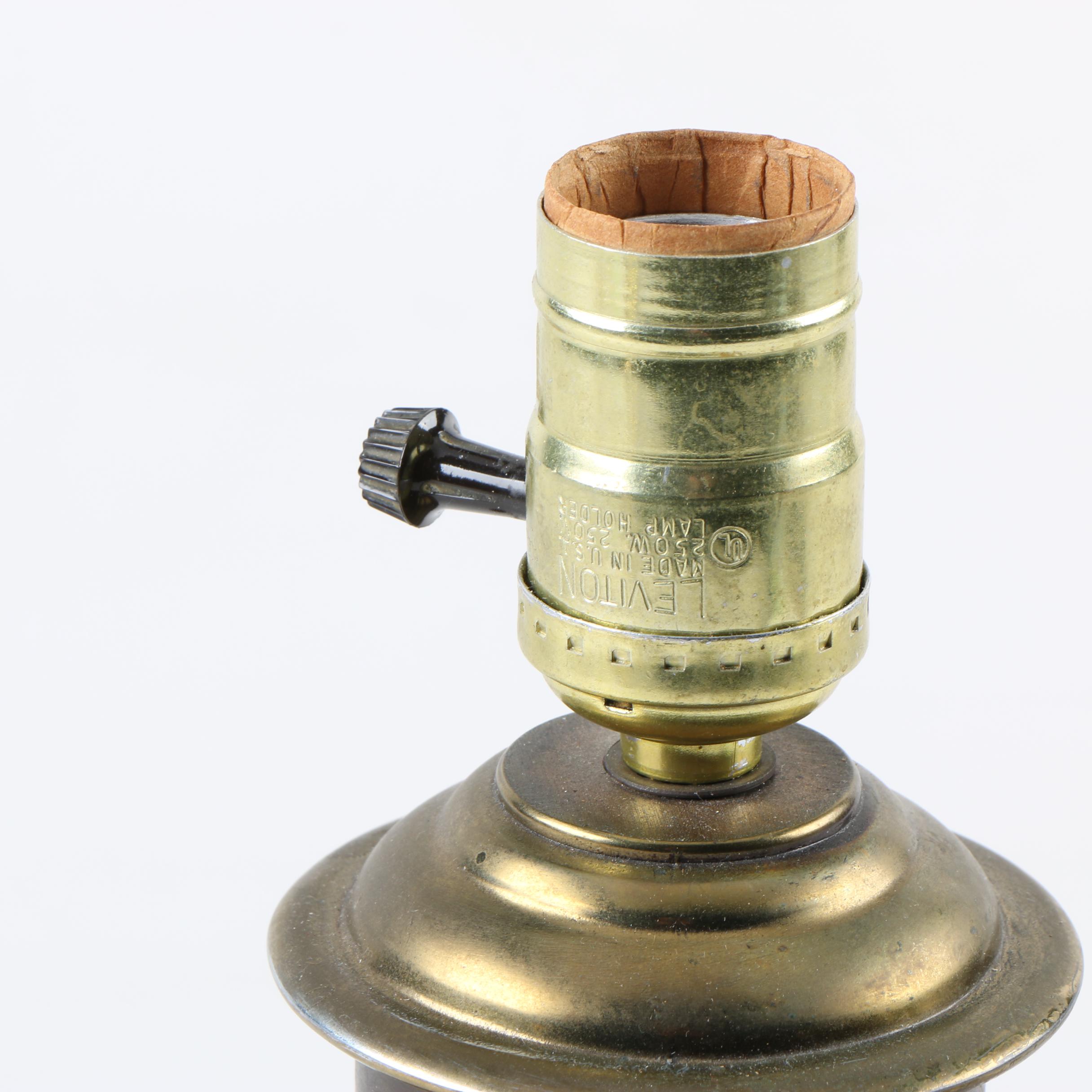 Vintage Brass Lamps including Baldwin