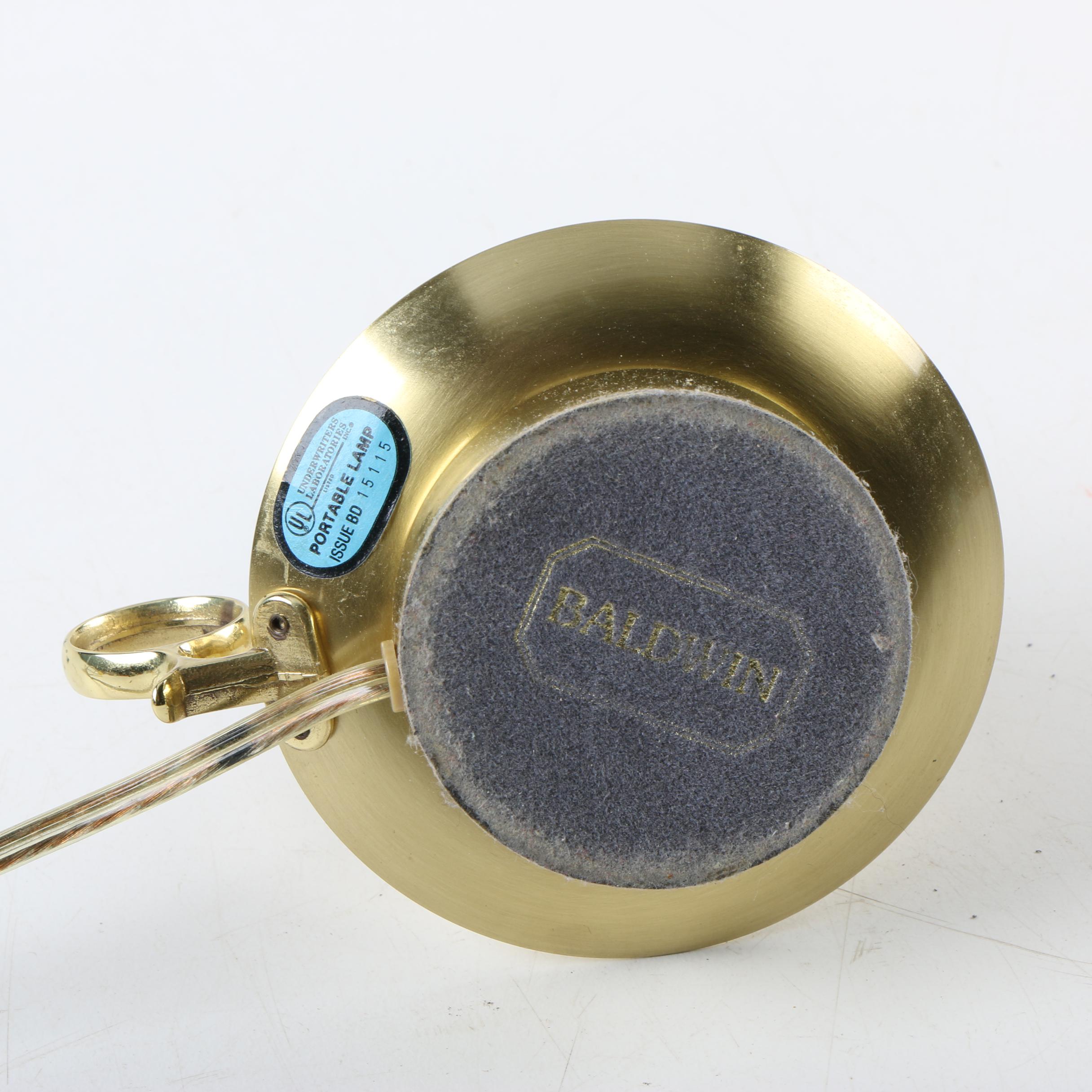 Vintage Brass Lamps including Baldwin