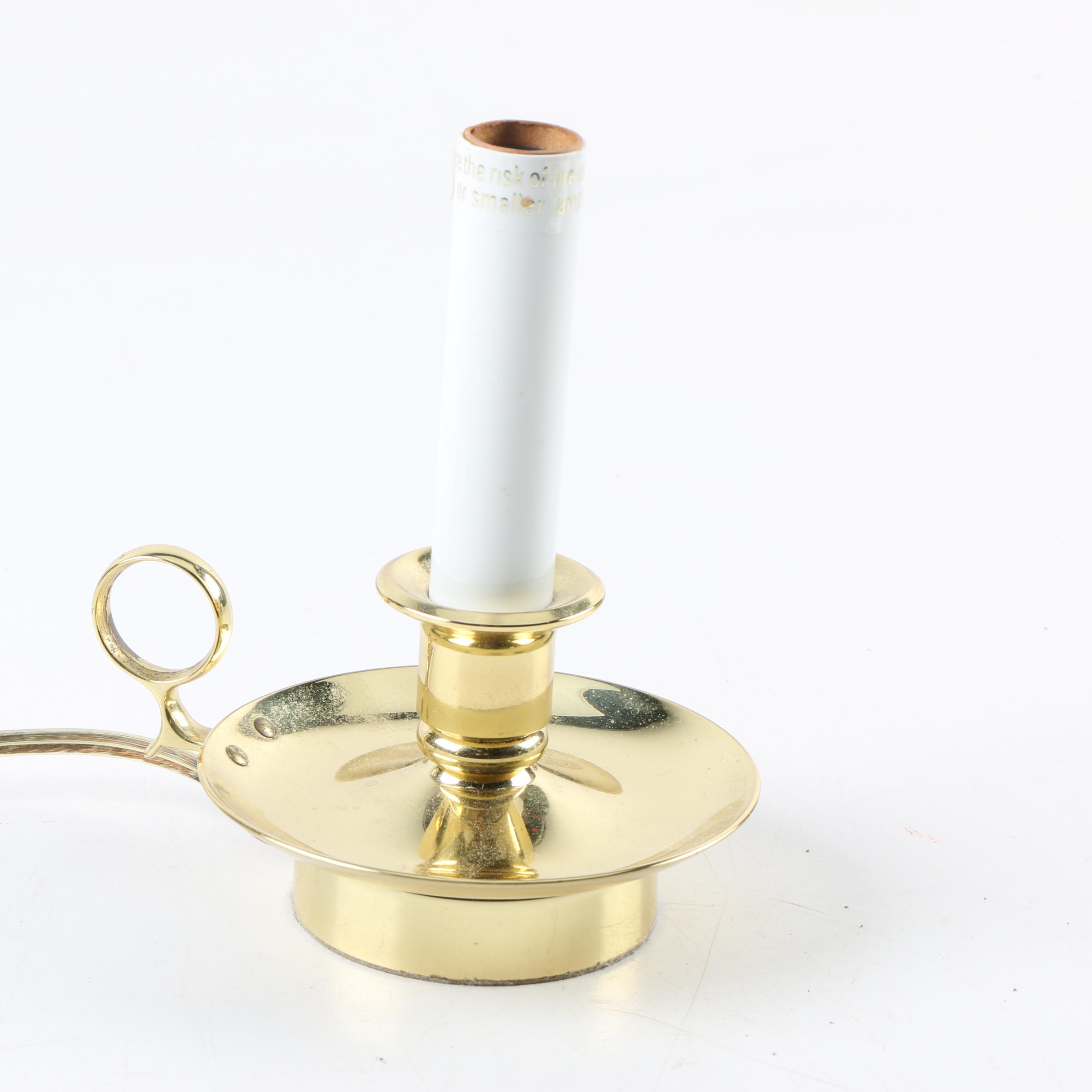 Vintage Brass Lamps including Baldwin