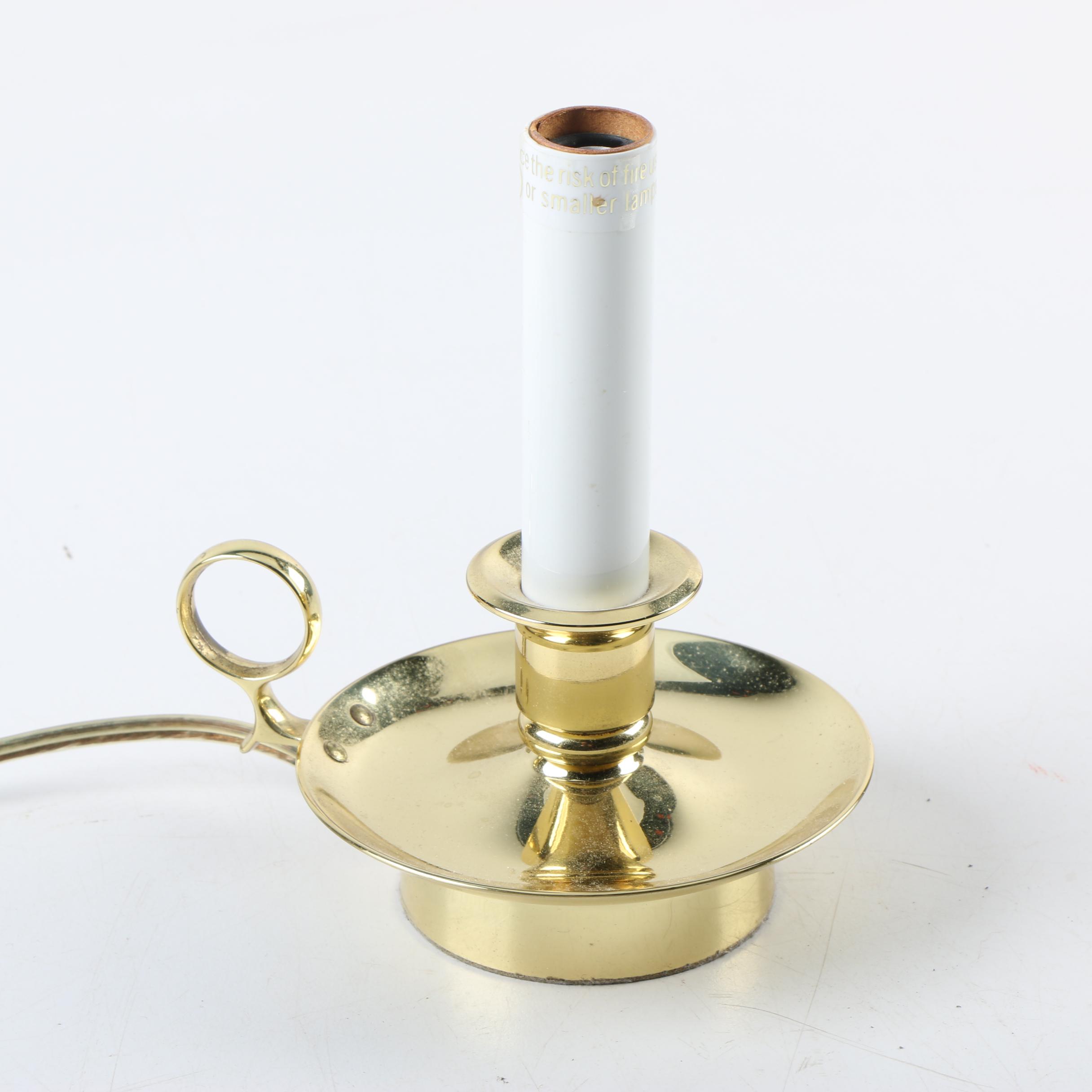 Vintage Brass Lamps including Baldwin