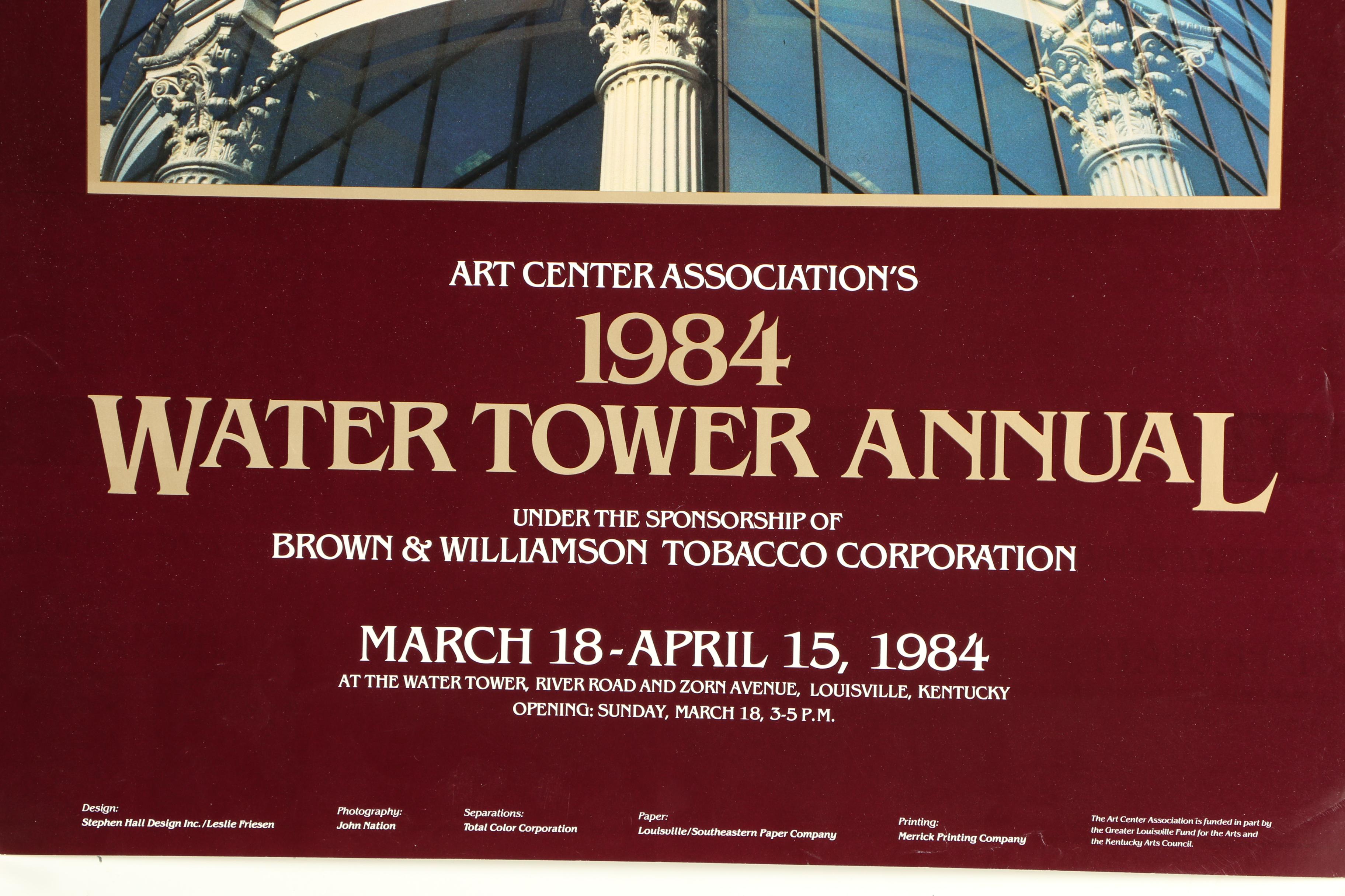 Offset Lithograph Louisville Theatrical Advertisement Posters