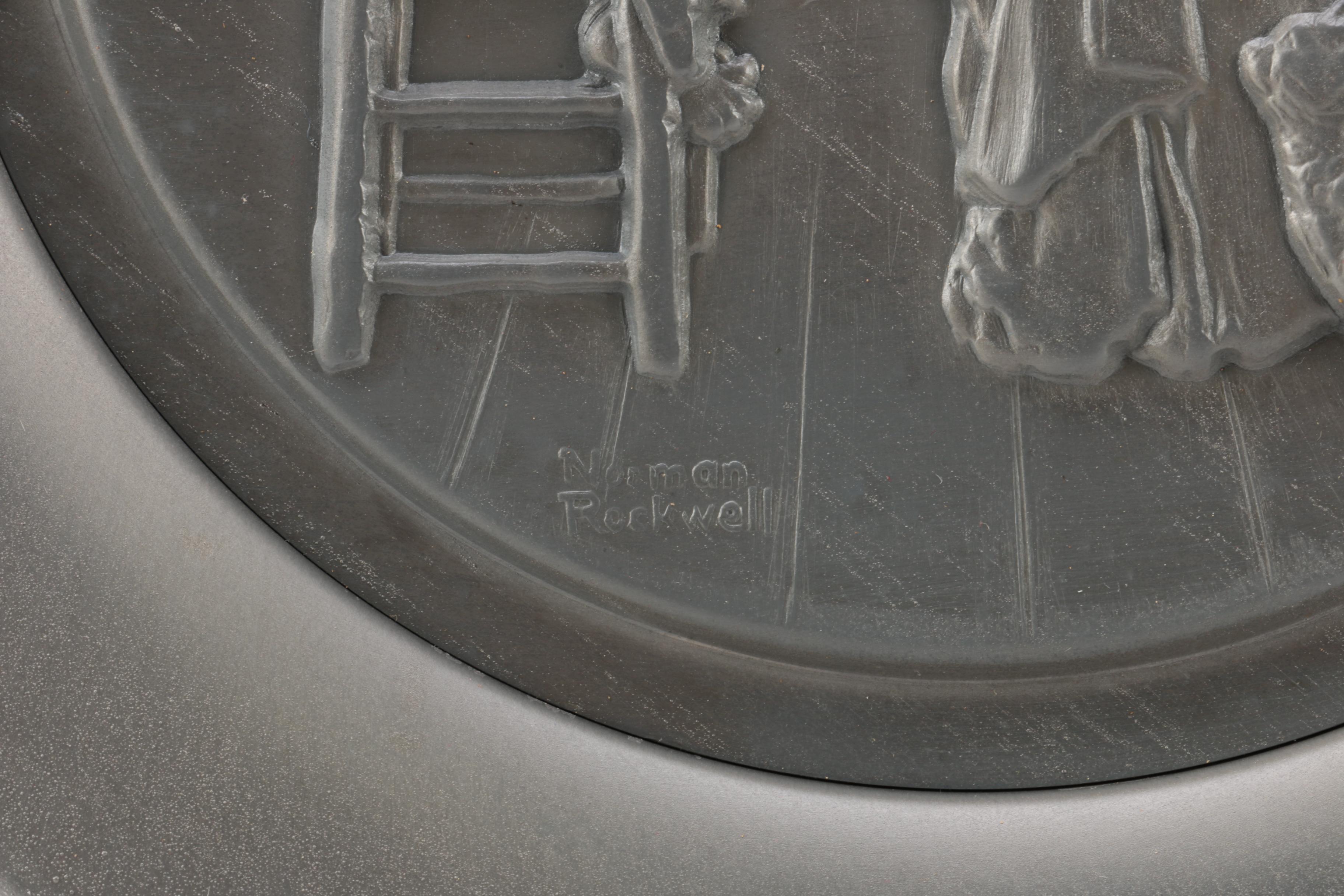 The Continental Mint "Tom Sawyer Series" Norman Rockwell Collector Plate