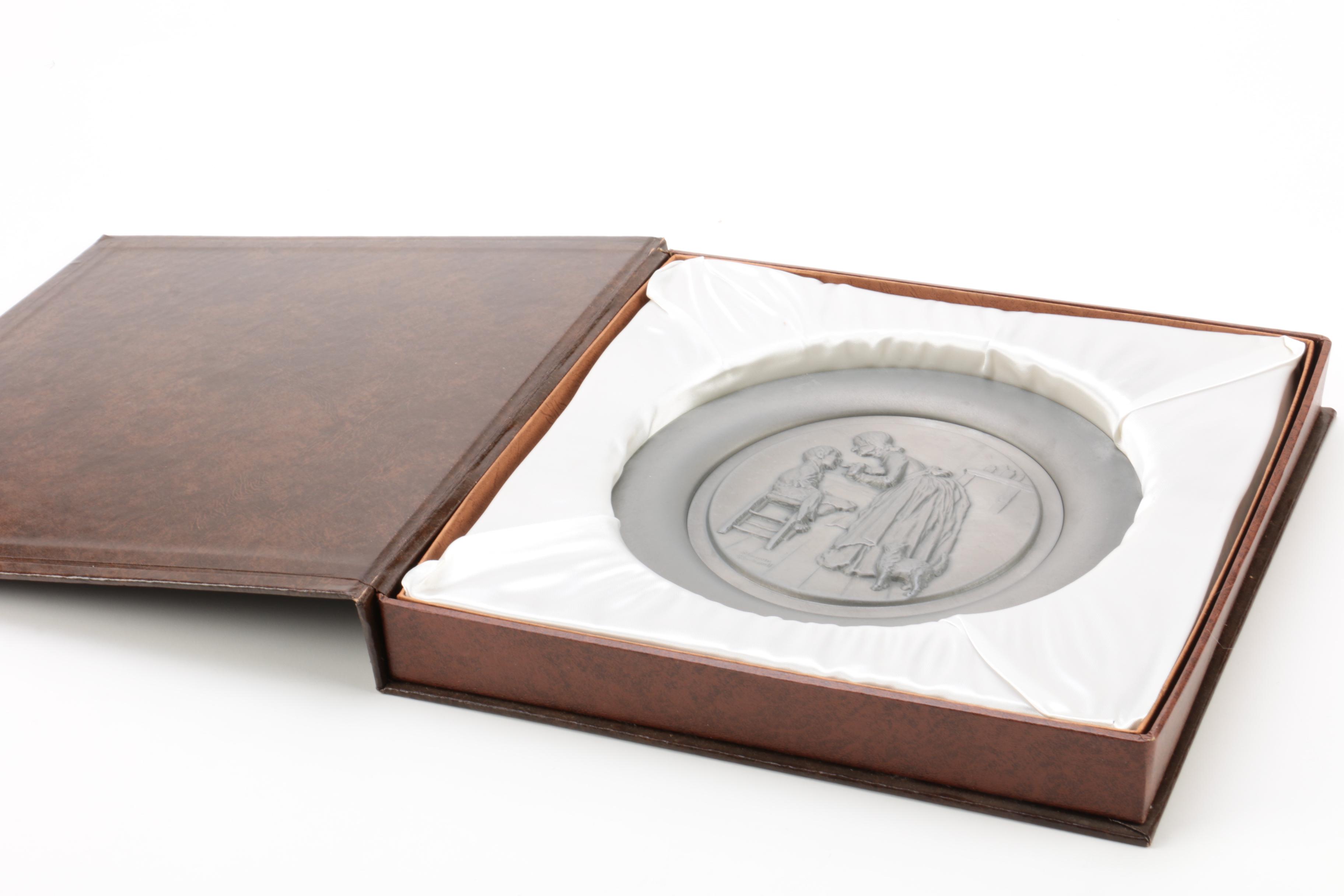 The Continental Mint "Tom Sawyer Series" Norman Rockwell Collector Plate