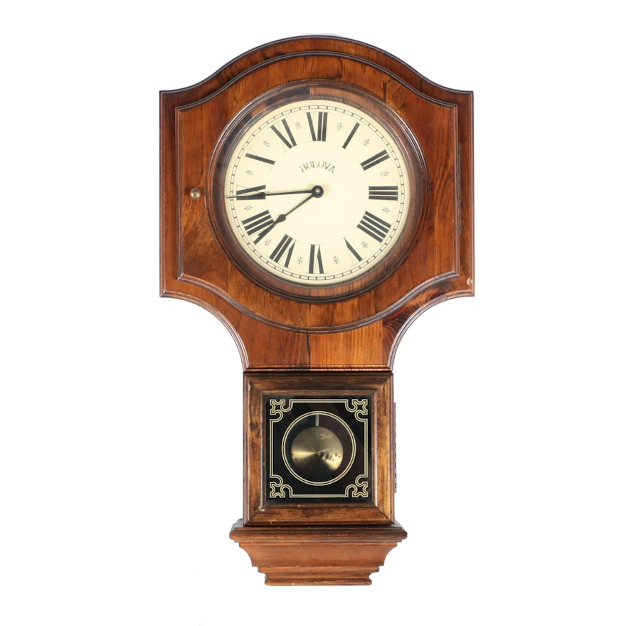 Bulova Wooden Quartz Pendulum Wall Clock