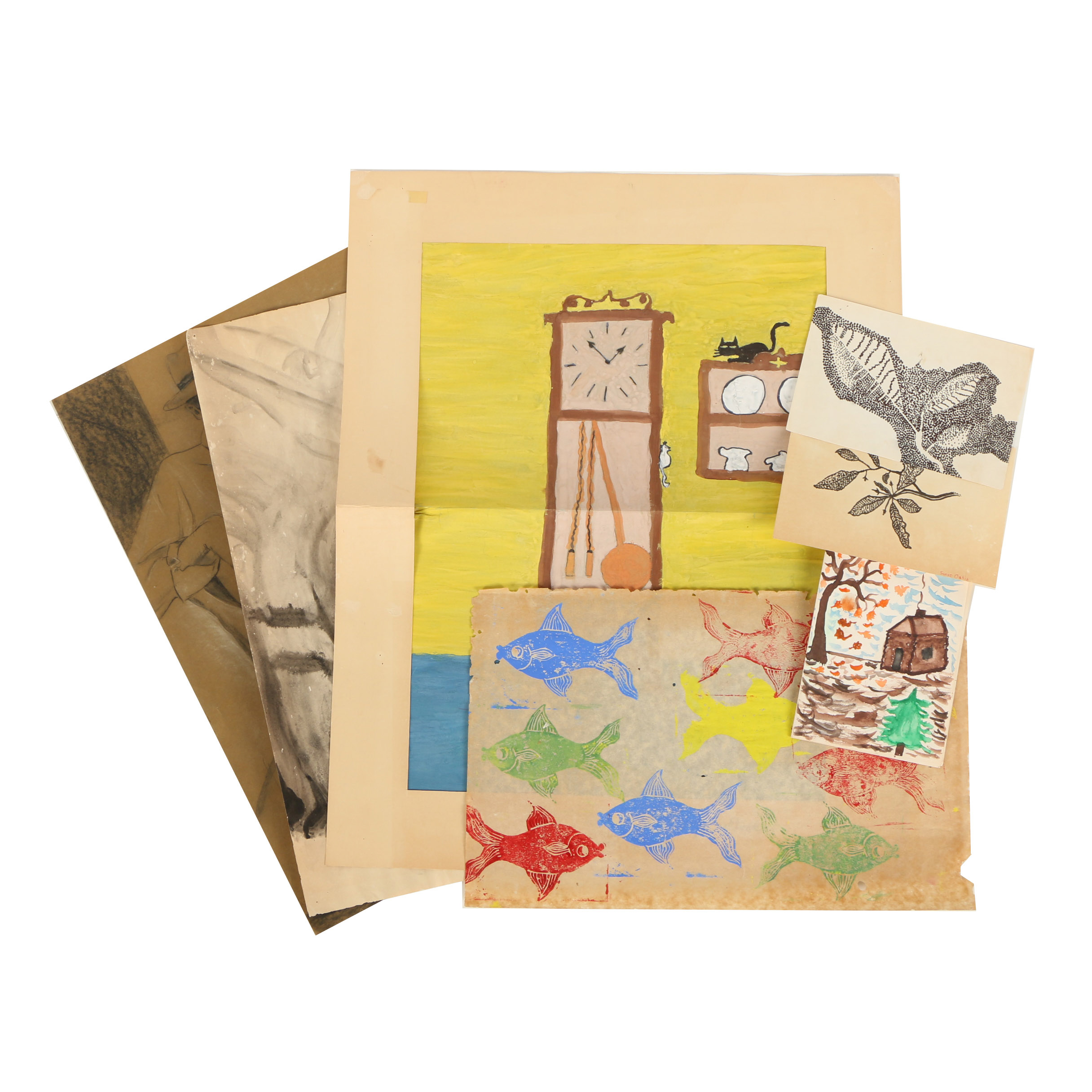 Steve, Carl, and Marc Dubin Mixed Media Works