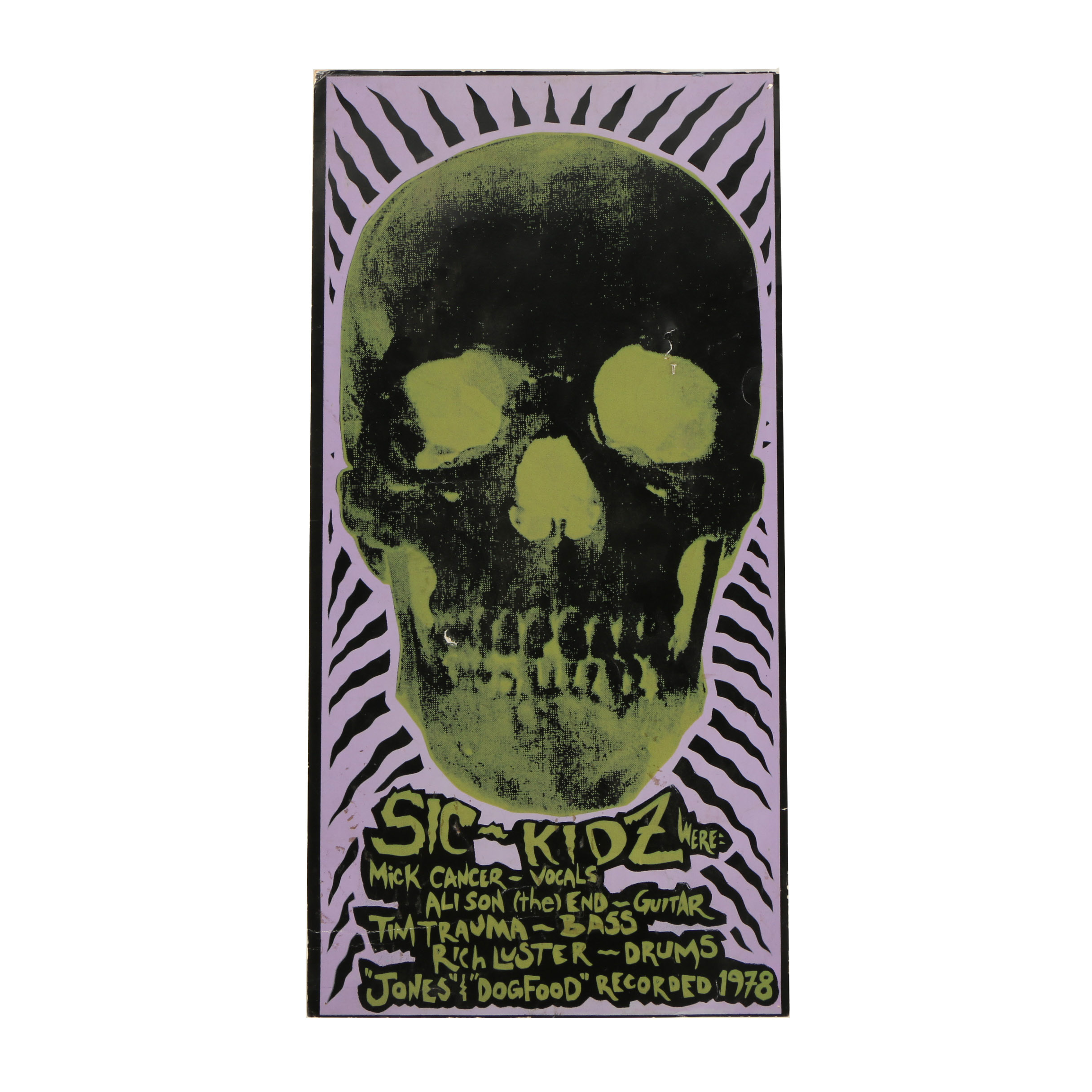 Serigraph Poster For Sic-Kidz