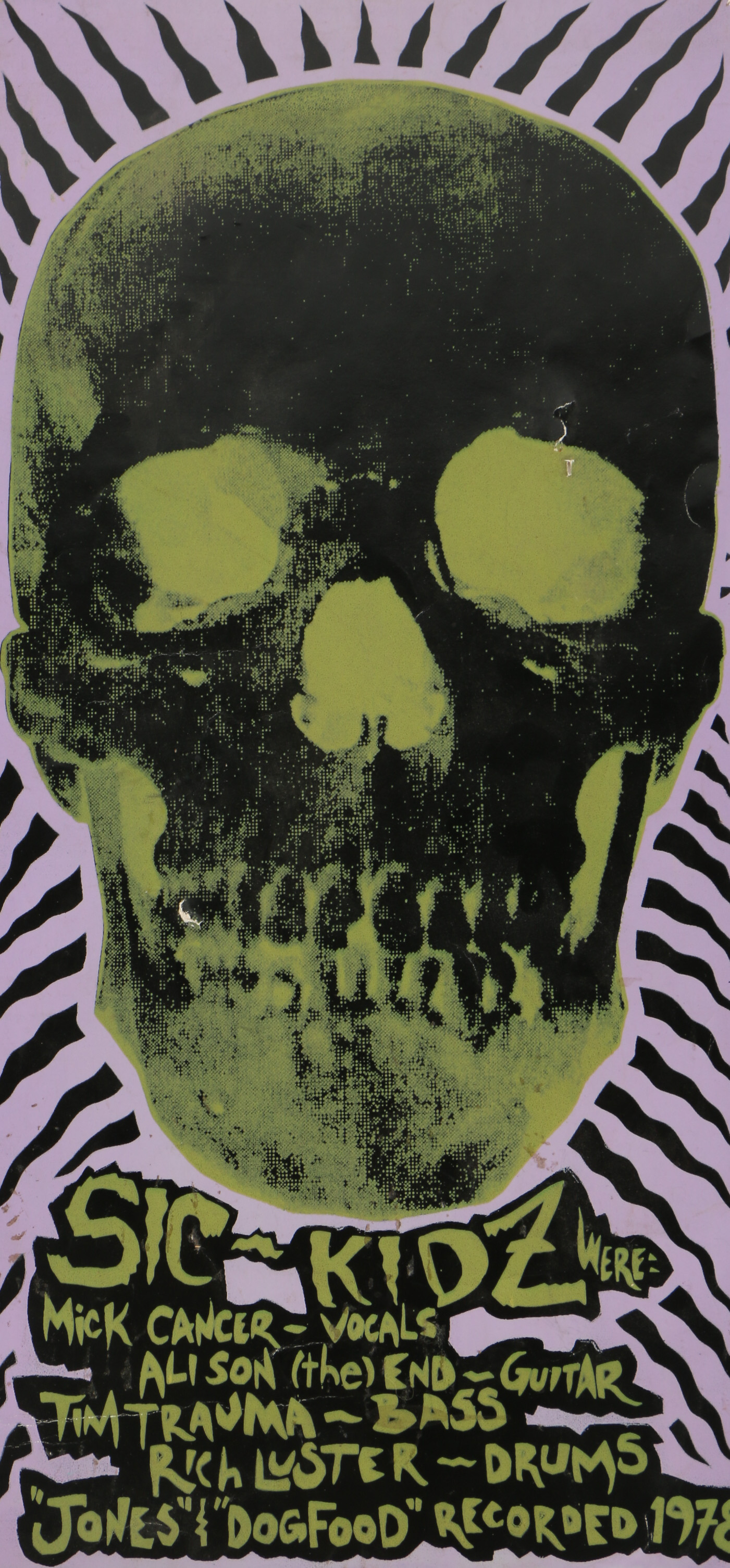 Serigraph Poster For Sic-Kidz