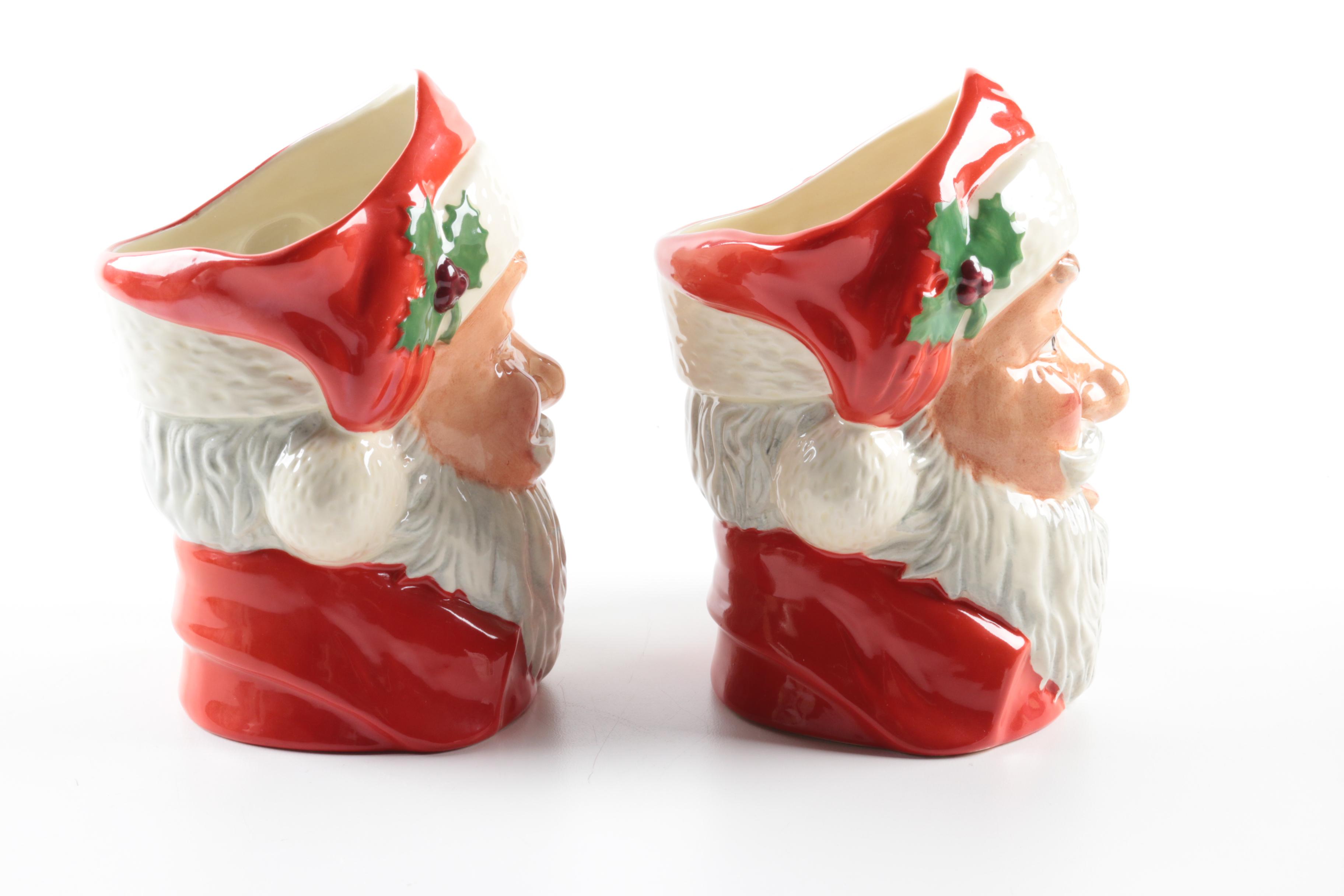 Vintage Royal Doulton "Santa Claus" Character Jugs and Figurine