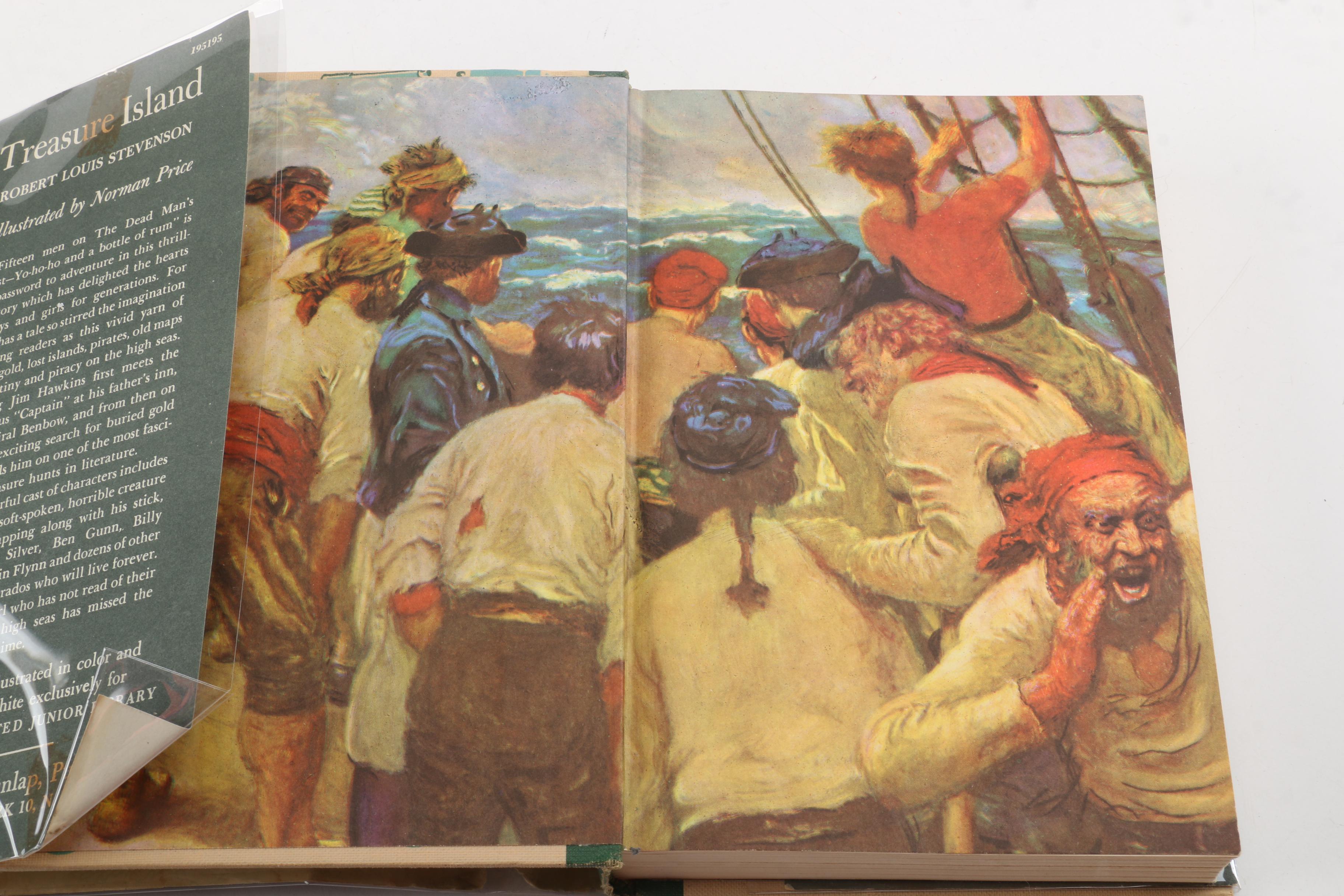 1947 Illustrated Junior Library Edition of "Treasure Island" by Robert Stevenson