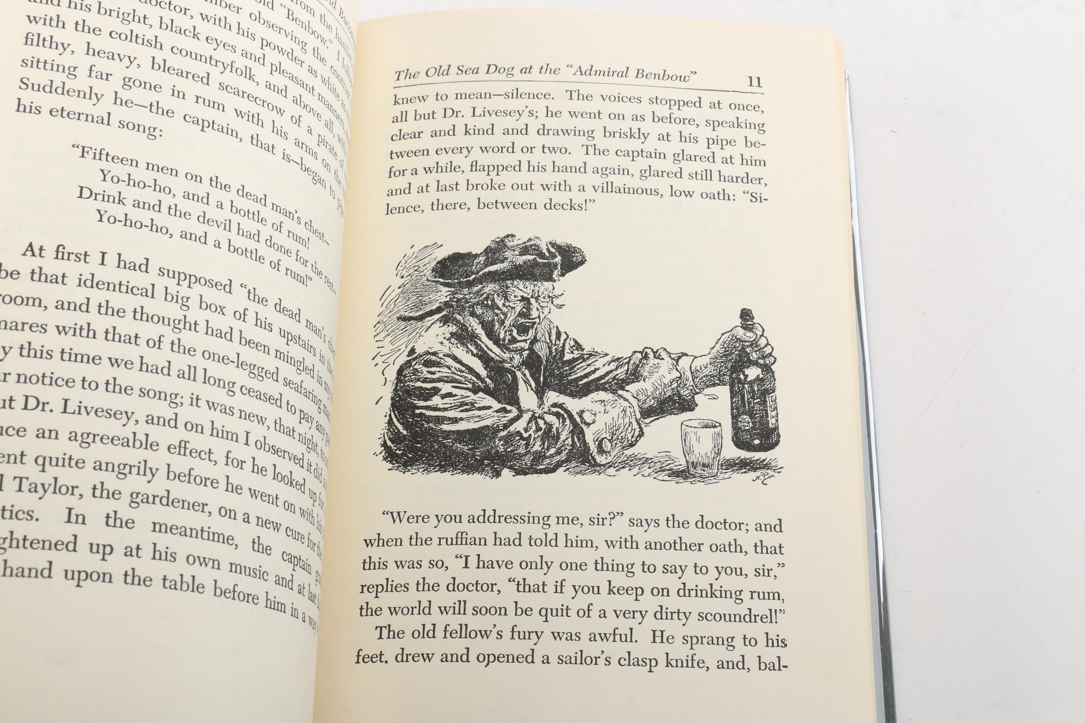1947 Illustrated Junior Library Edition of "Treasure Island" by Robert Stevenson