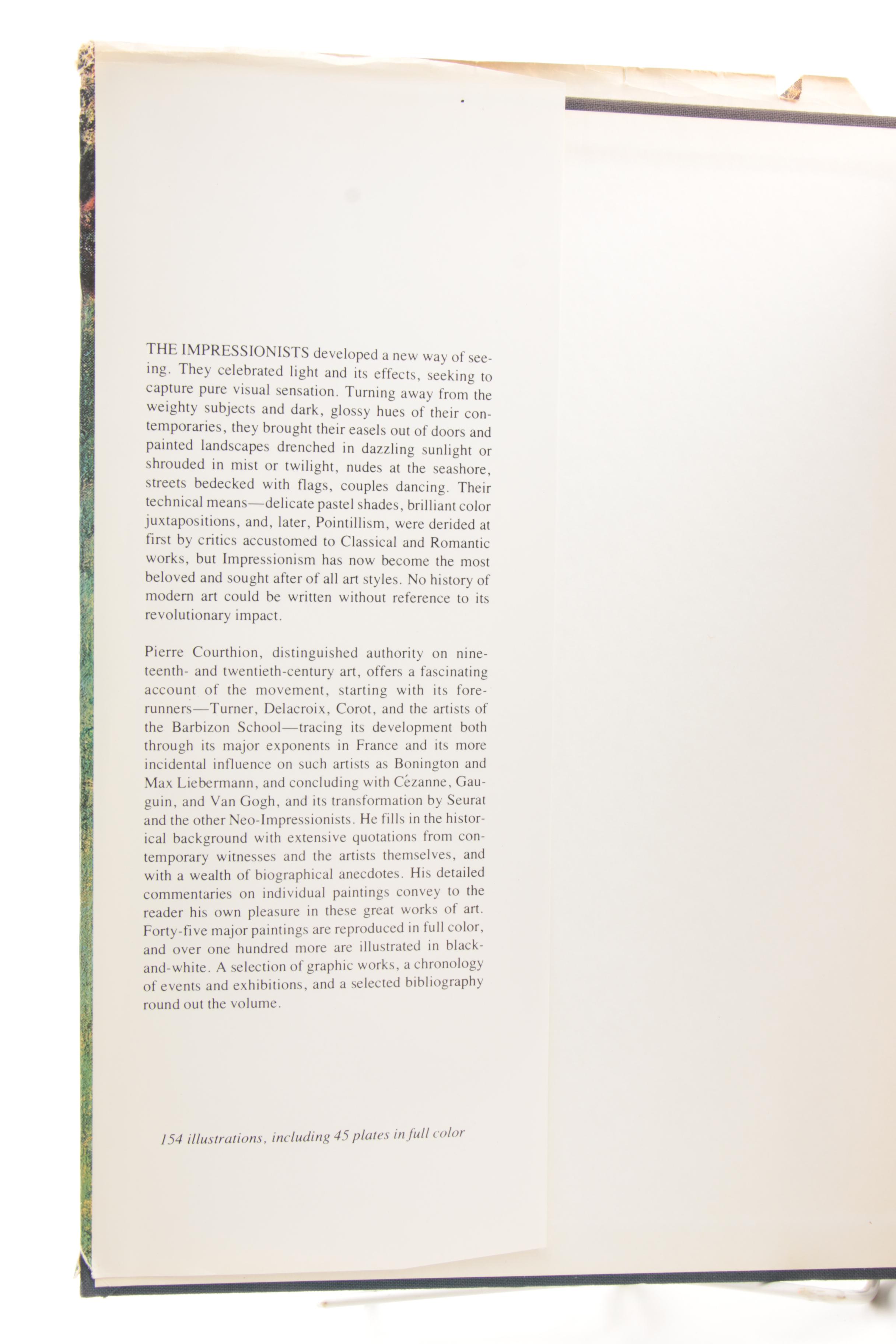 1977 "Impressionism" by Pierre Courthion and Other Art Books