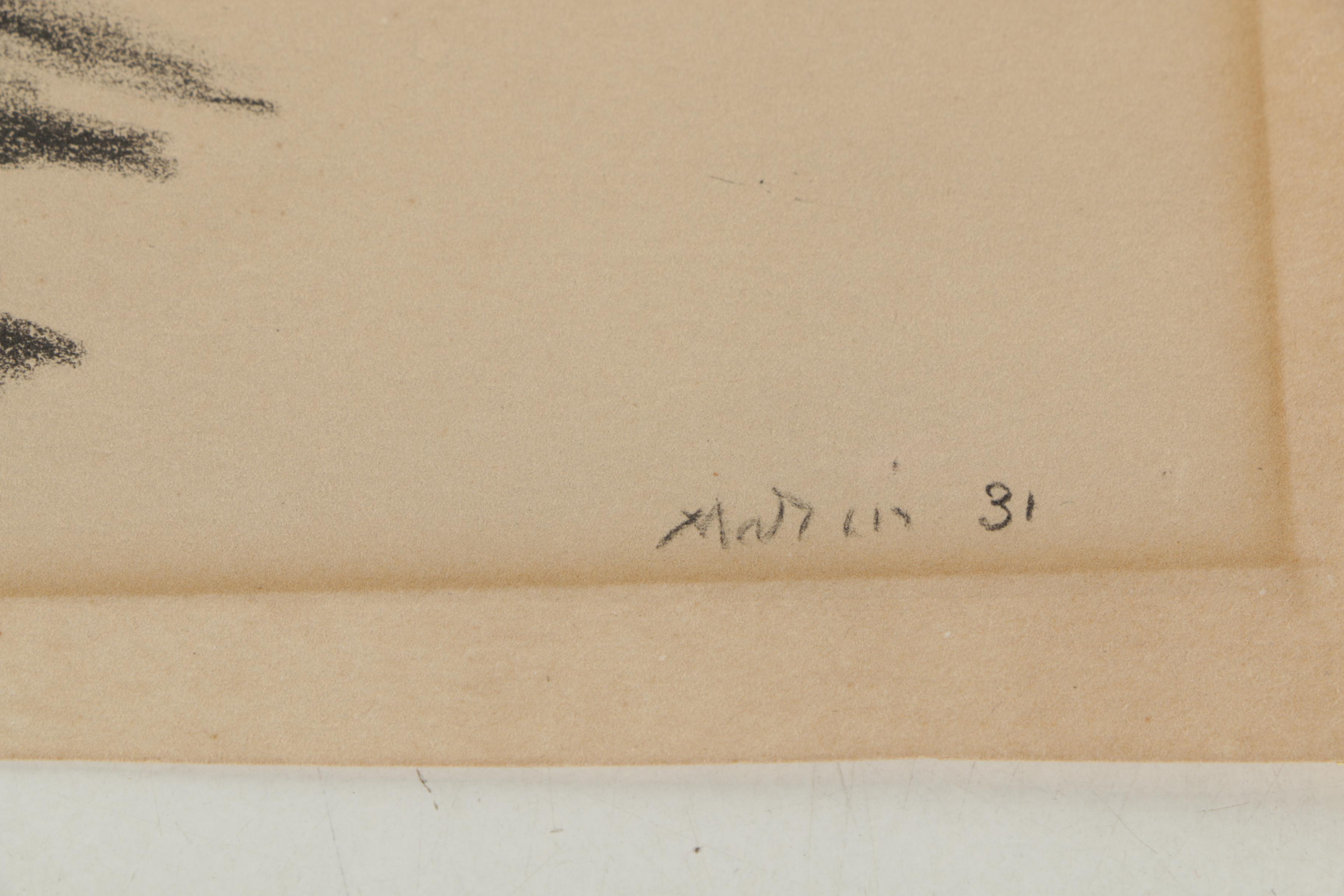 Collotype After John Marin "Telephone Building NYC from River"