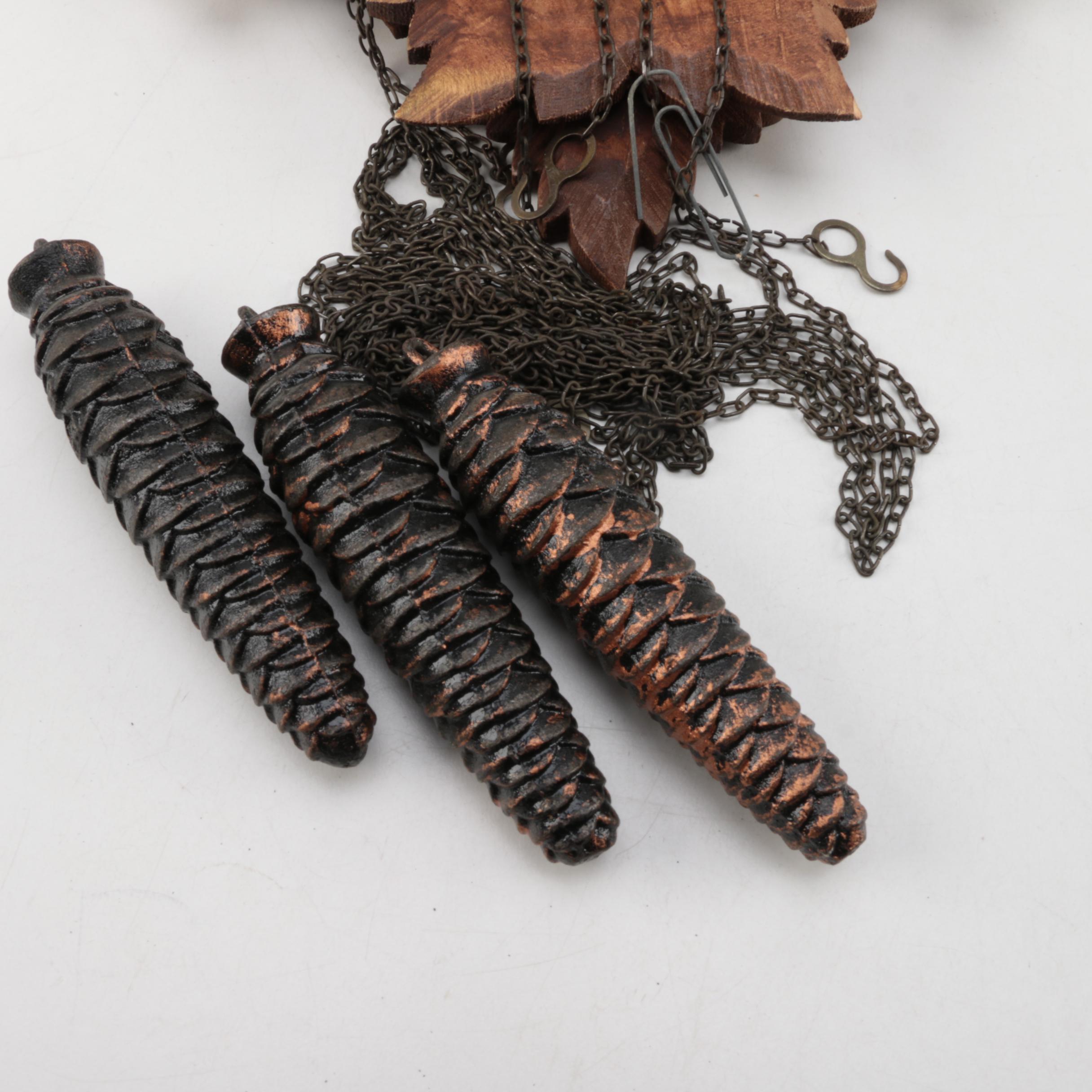 Edelweiss "Happy Wanderer" Wooden Cuckoo Clock