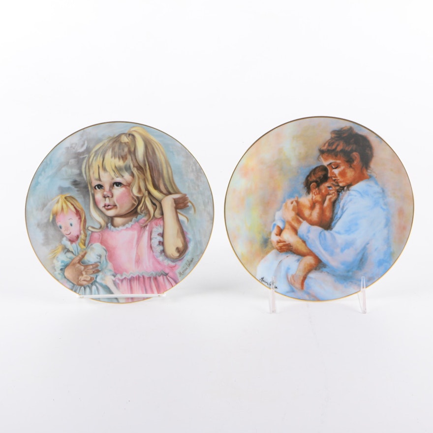 Pair of Limoges Limited Edition Plates