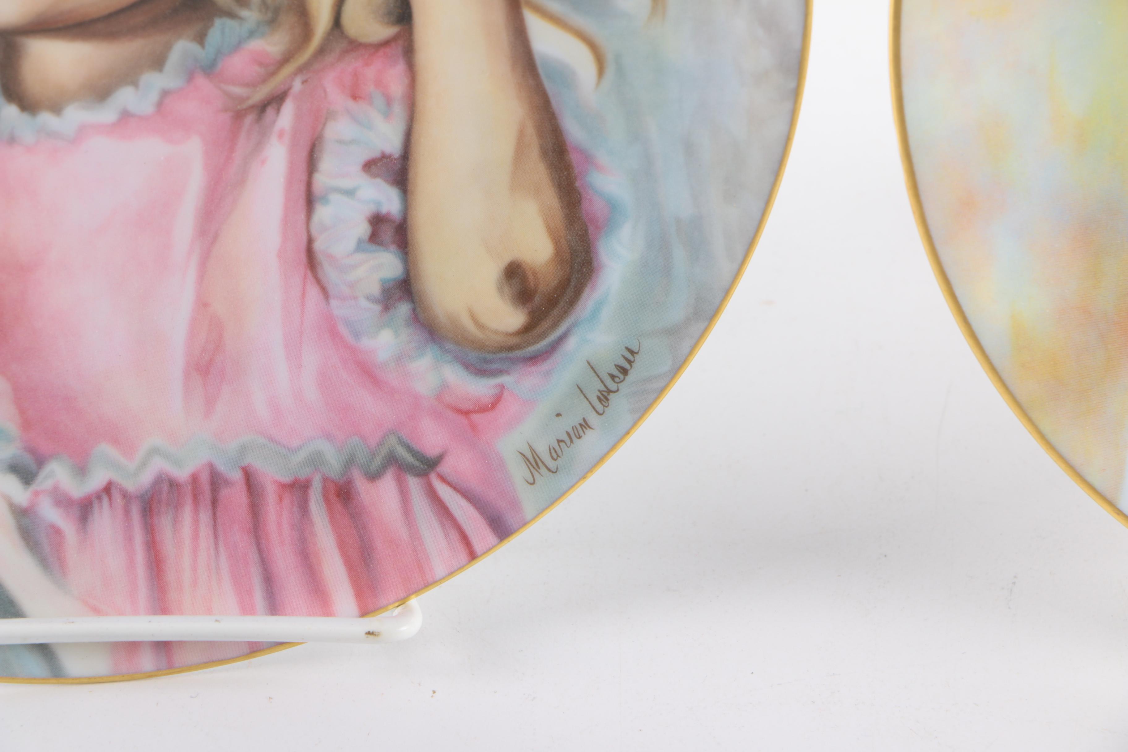 Pair of Limoges Limited Edition Plates
