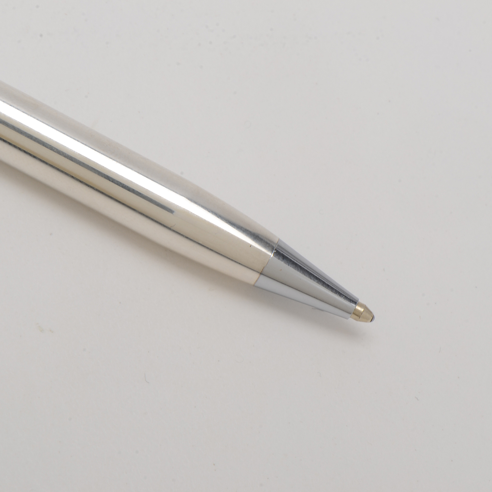 Tiffany & Co Sterling Silver "T-Clip" Twist Ballpoint Pen