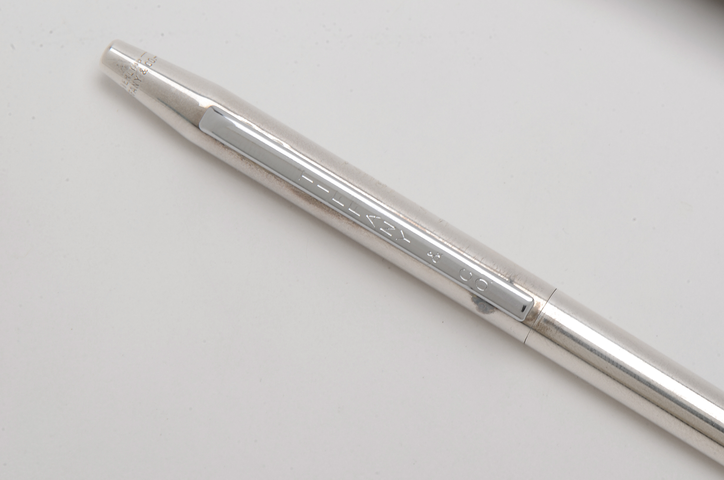Tiffany & Co Sterling Silver Twist Ballpoint Pen