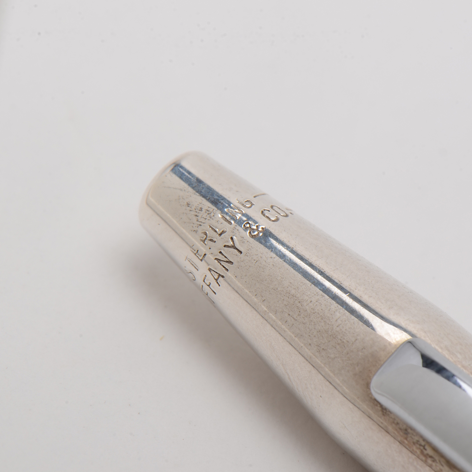 Tiffany & Co Sterling Silver Twist Ballpoint Pen