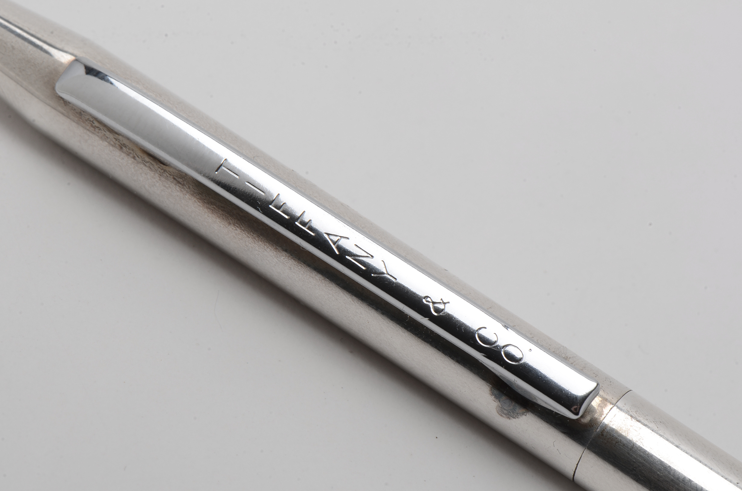 Tiffany & Co Sterling Silver Twist Ballpoint Pen