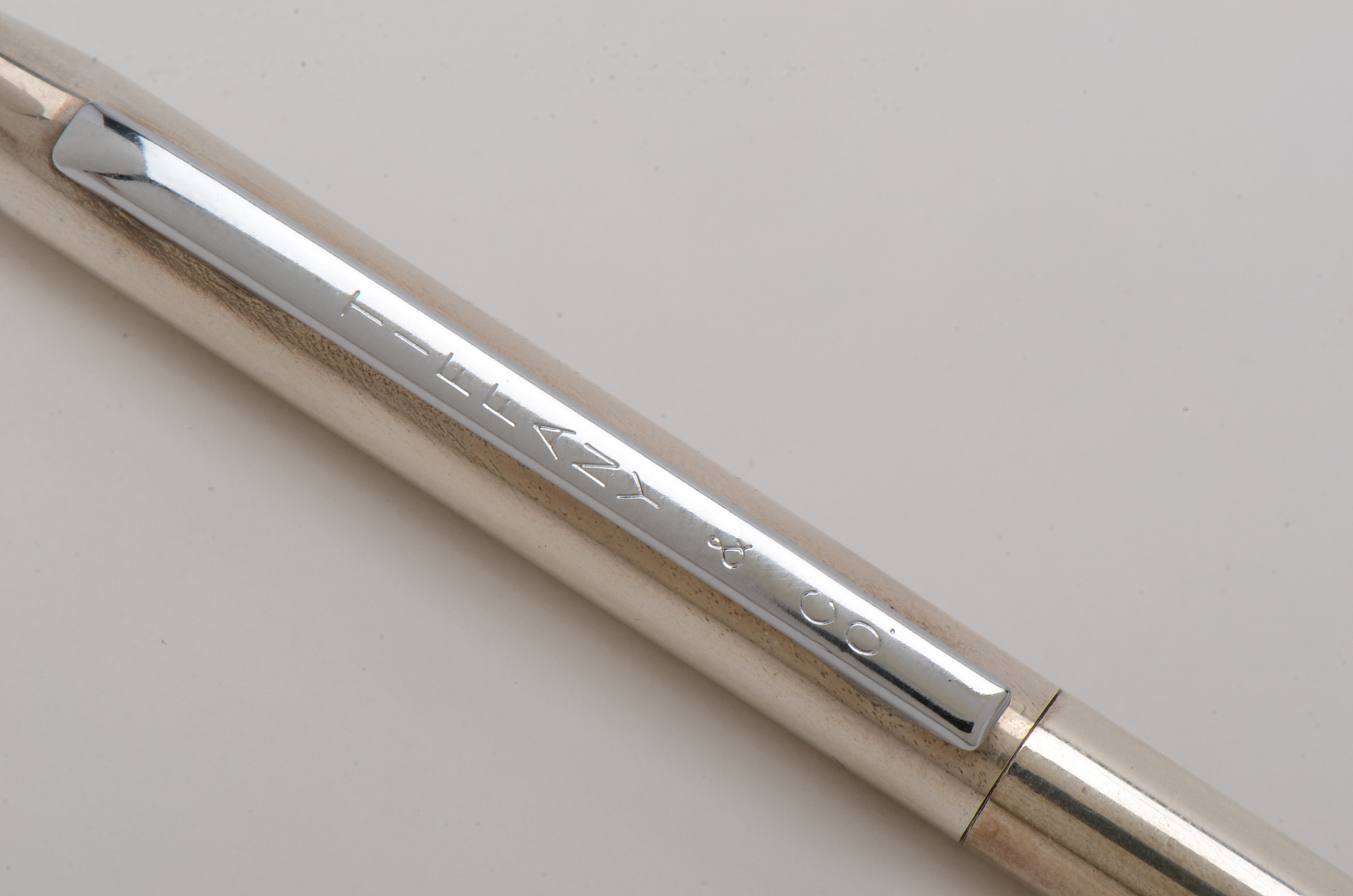 Tiffany & Co Sterling Silver Twist Ballpoint Pen