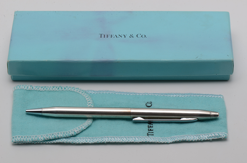 Tiffany & Co Sterling Silver Twist Ballpoint Pen