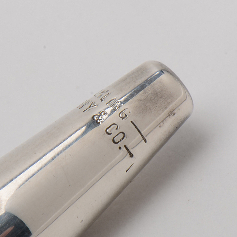 Tiffany & Co Sterling Silver Twist Ballpoint Pen