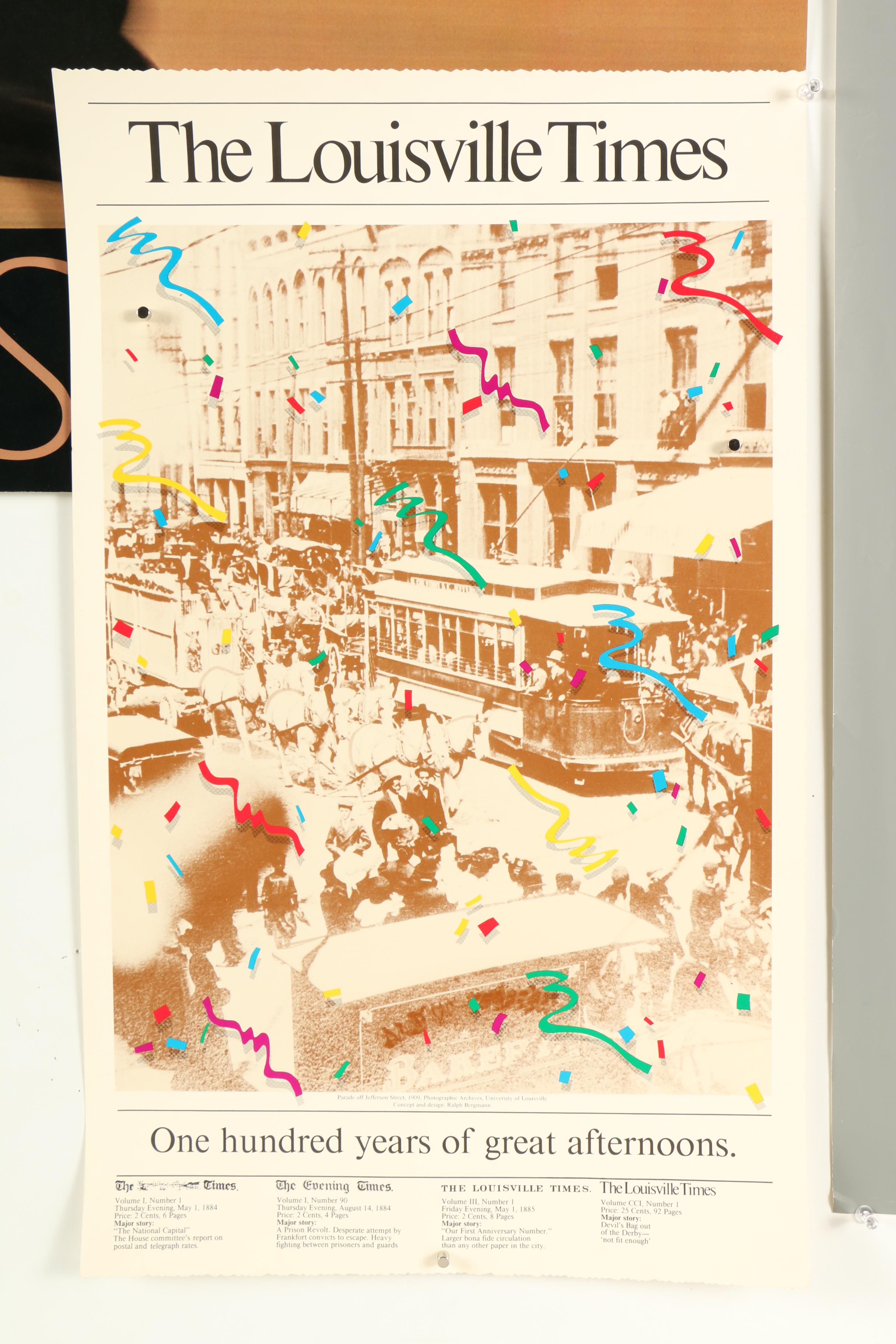 Louisville Offset Advertisement Posters