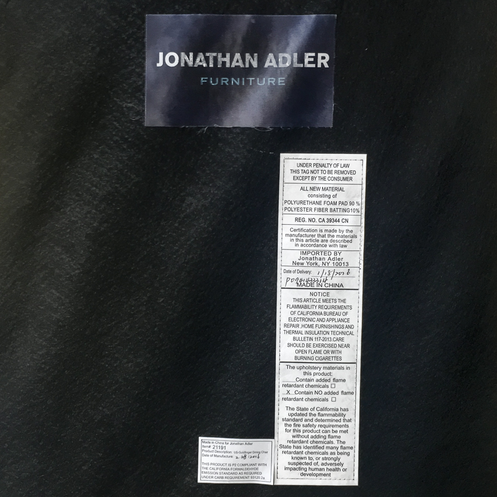 Jonathan Adler "Goldfinger" Dining Chair