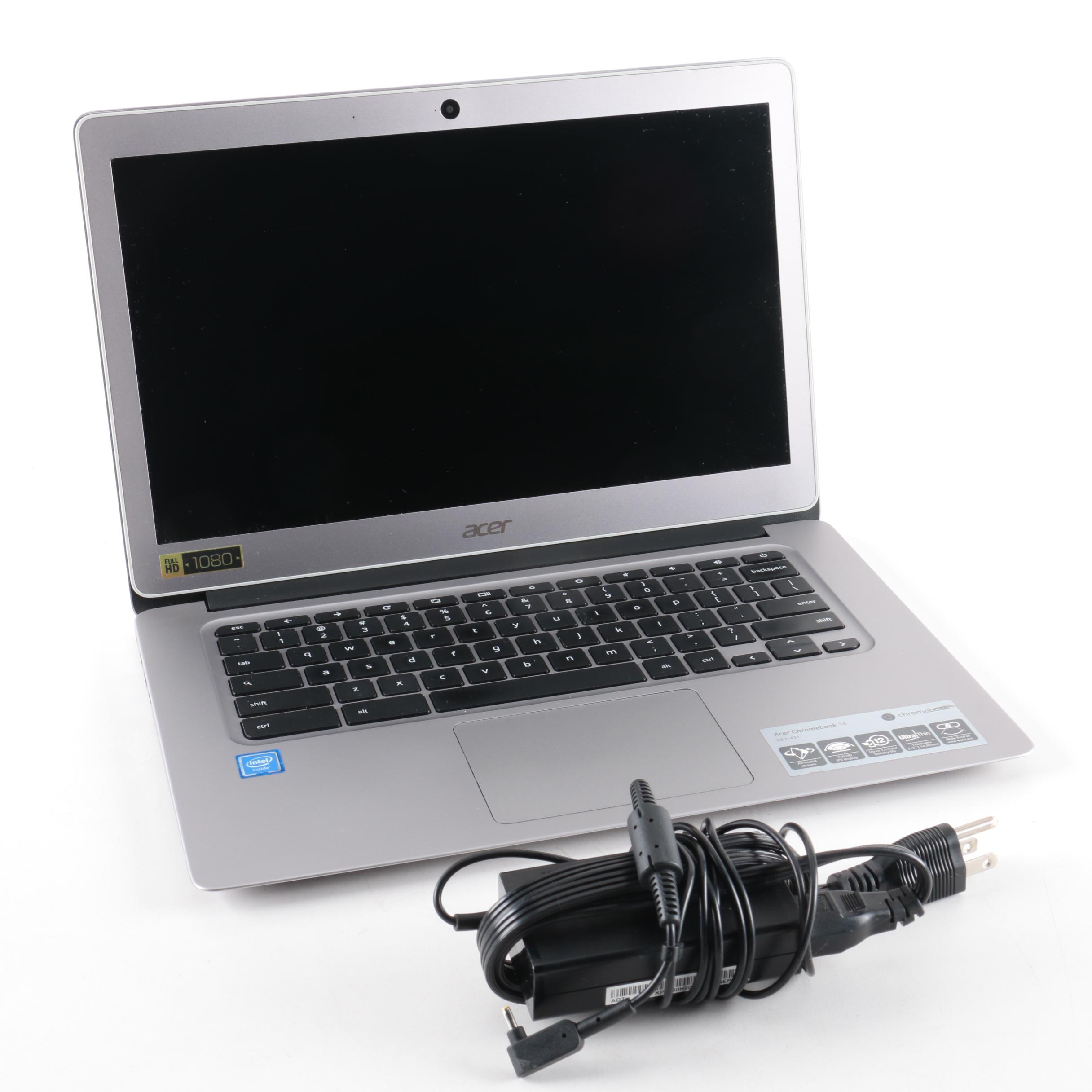 Acer CB3-431 Model Chromebook with Charger