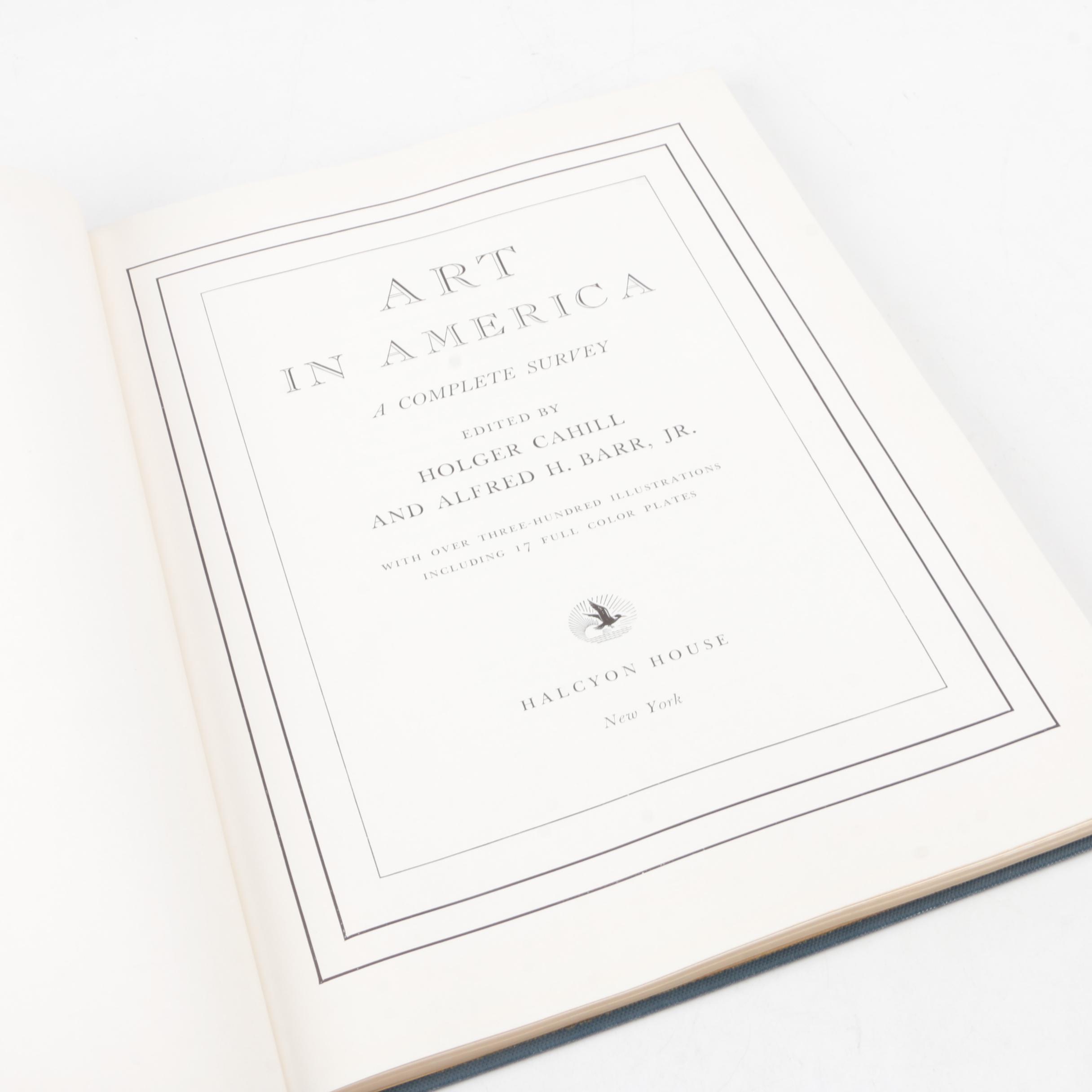 Vintage Books on Art Including 1938 "Manet"