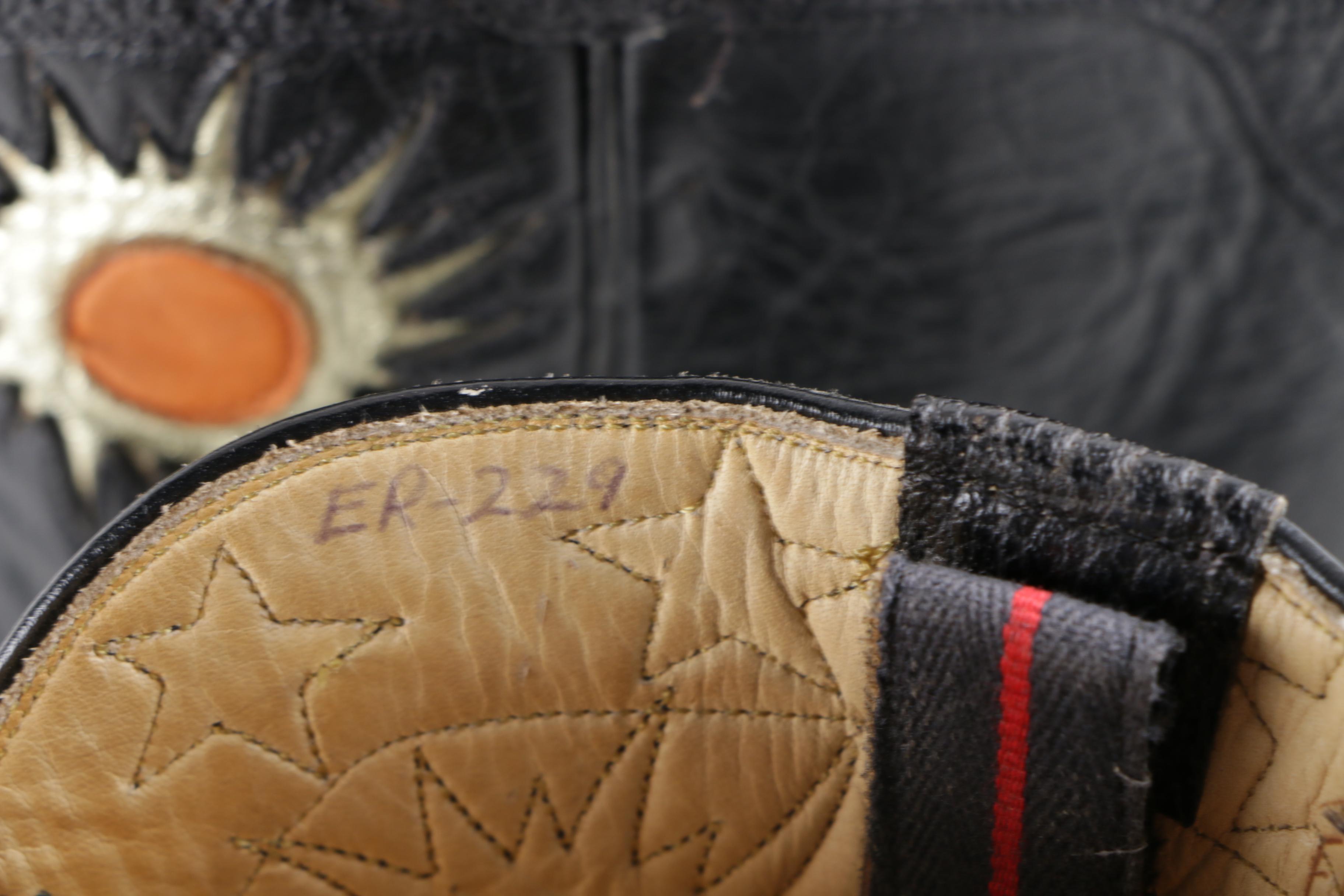 Falconhead Tres Outlaw Boot Company Cowboy Boots with Colored Inlays