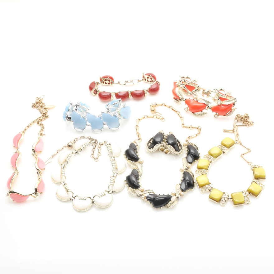 Assorted Synthetic Pearl, Glass and Thermoset Jewelry