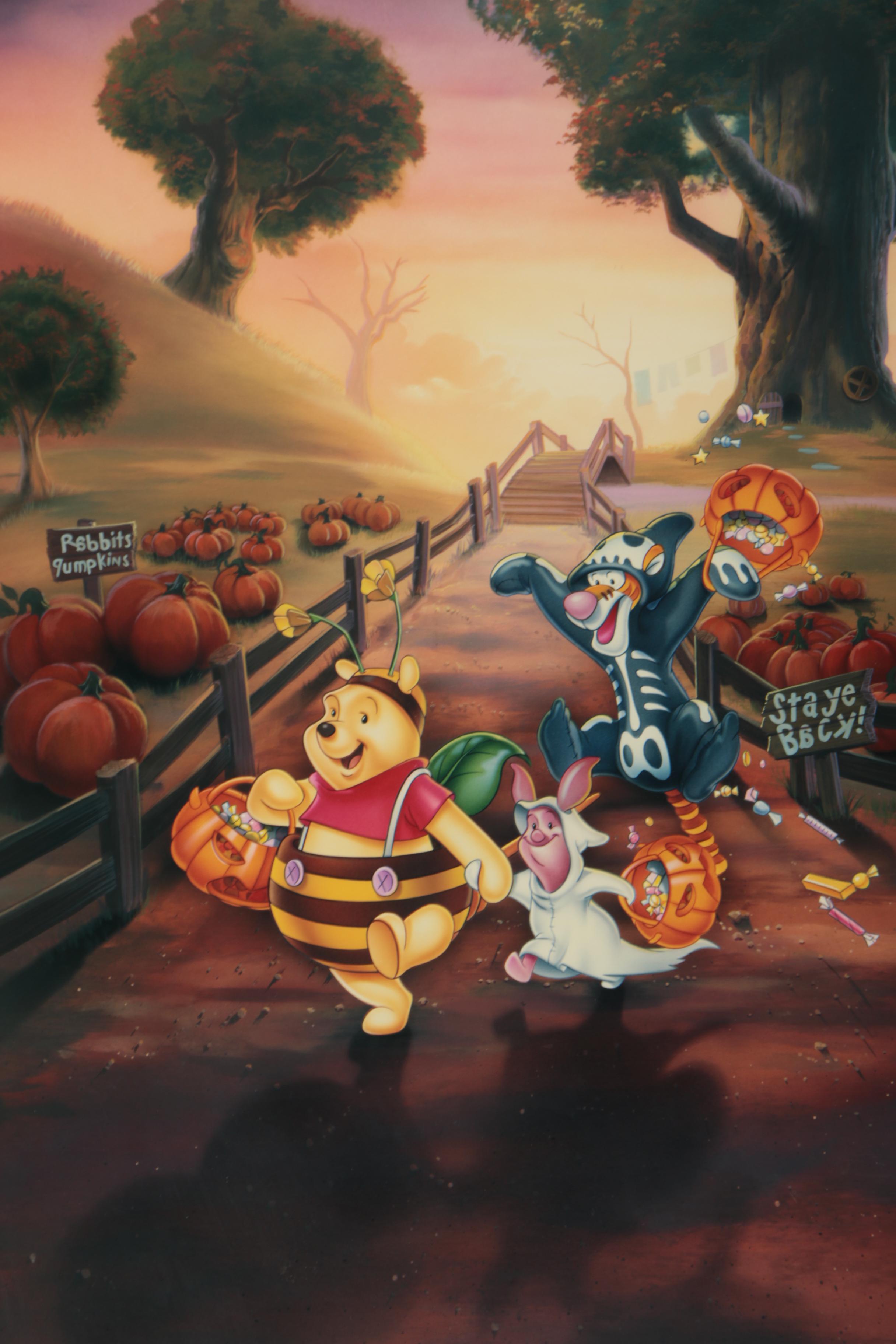 Embellished Giclee Print from "Boo to You Too! Winnie the Pooh"