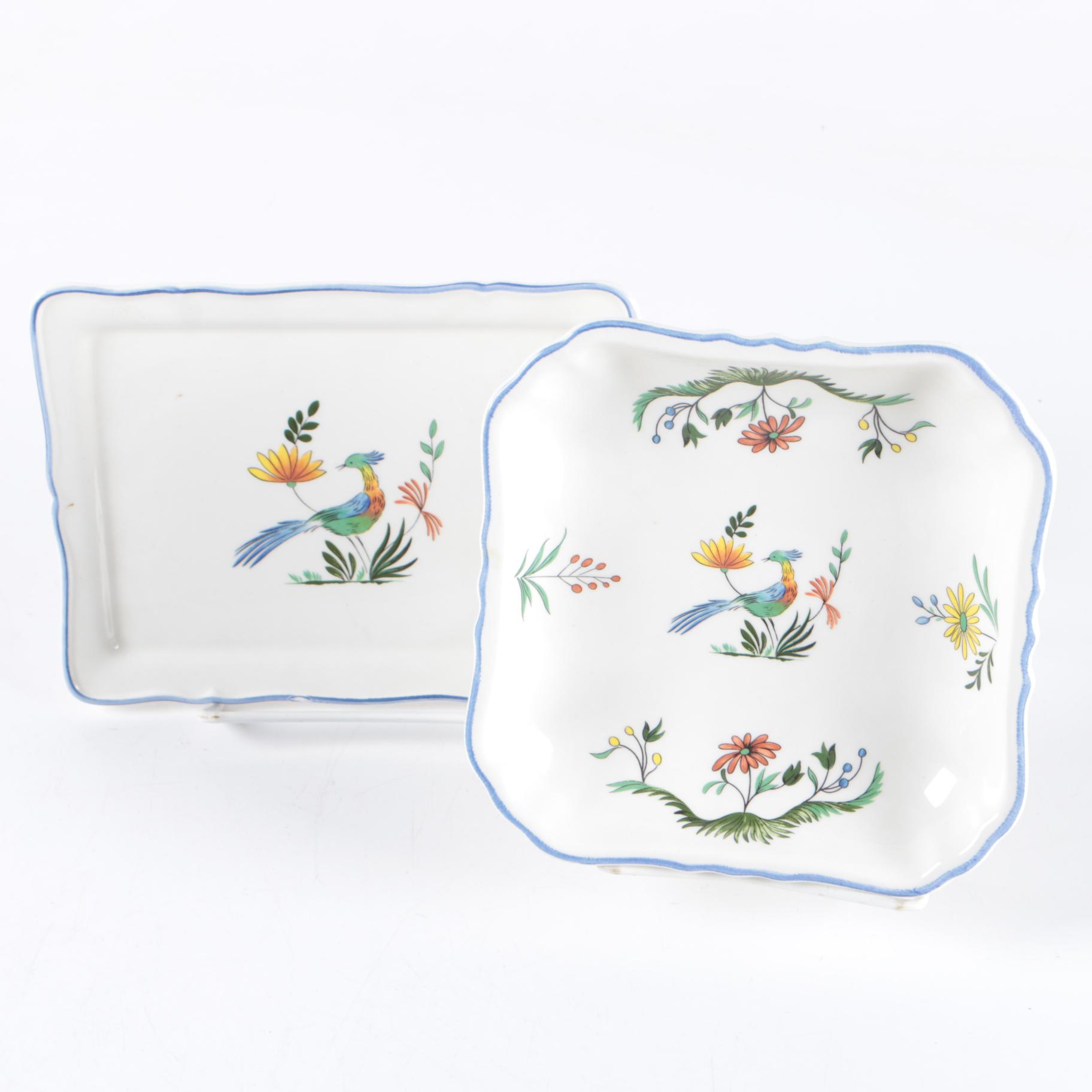 Gien France Ceramic Trays