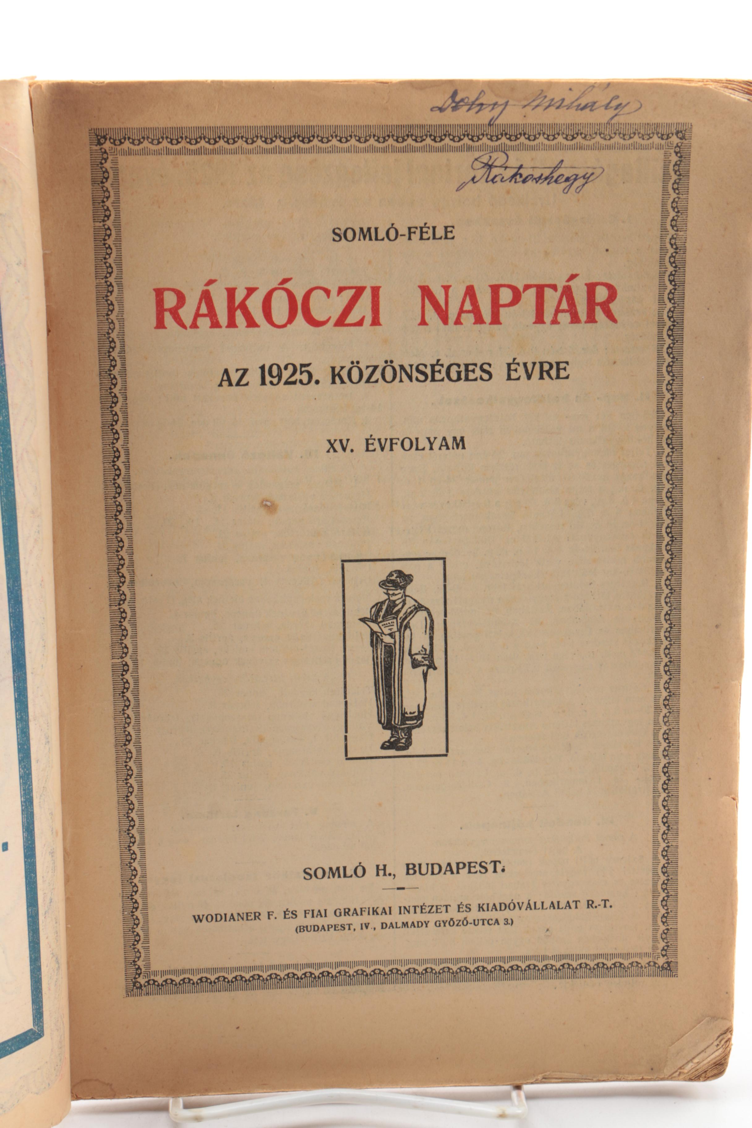 German and Hungarian Language Books and Magazines