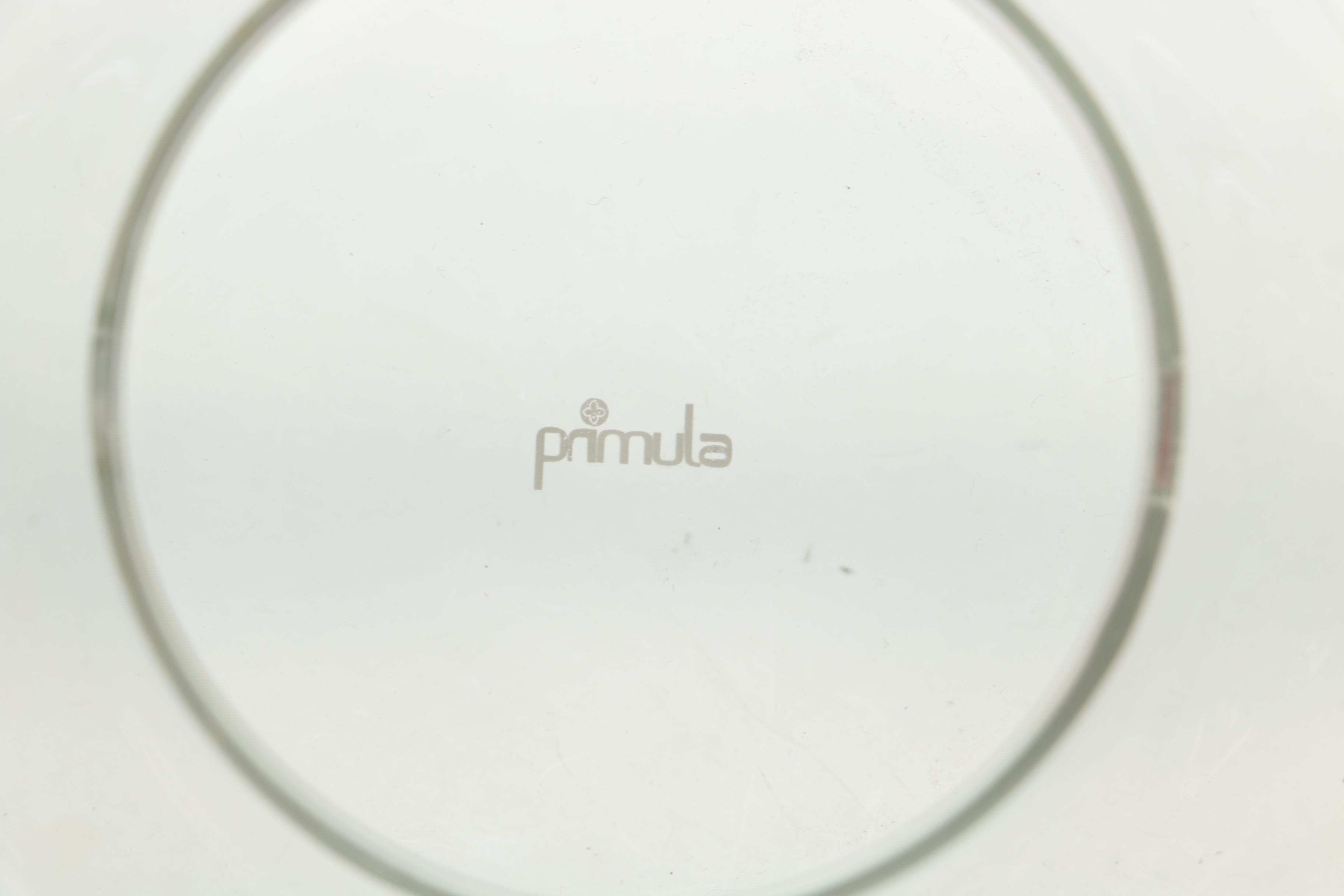 Glass Pedestal Napkin Holder with Cups and Teapot