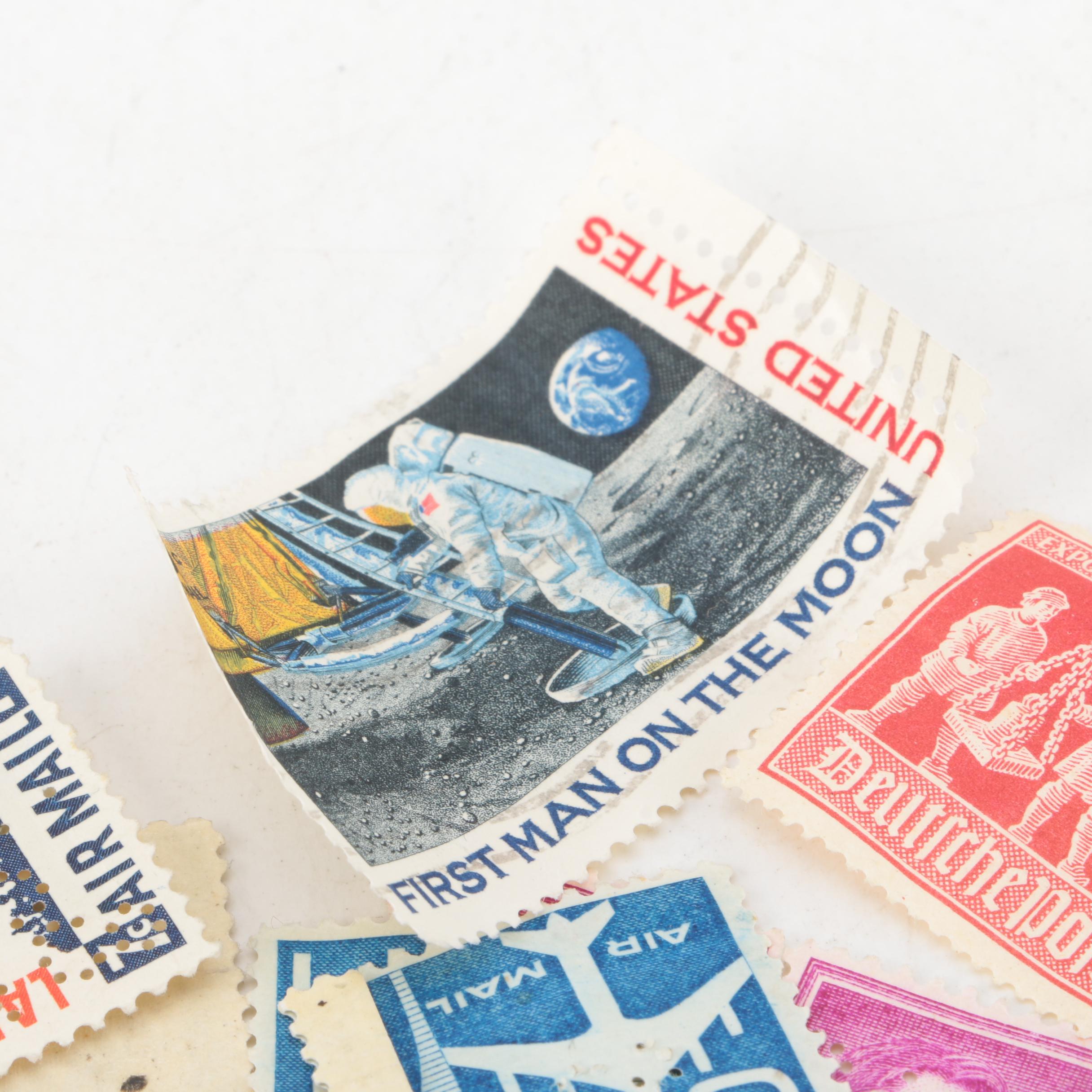 Postage Stamps, including a Mint 1948 German Hannover Stamp
