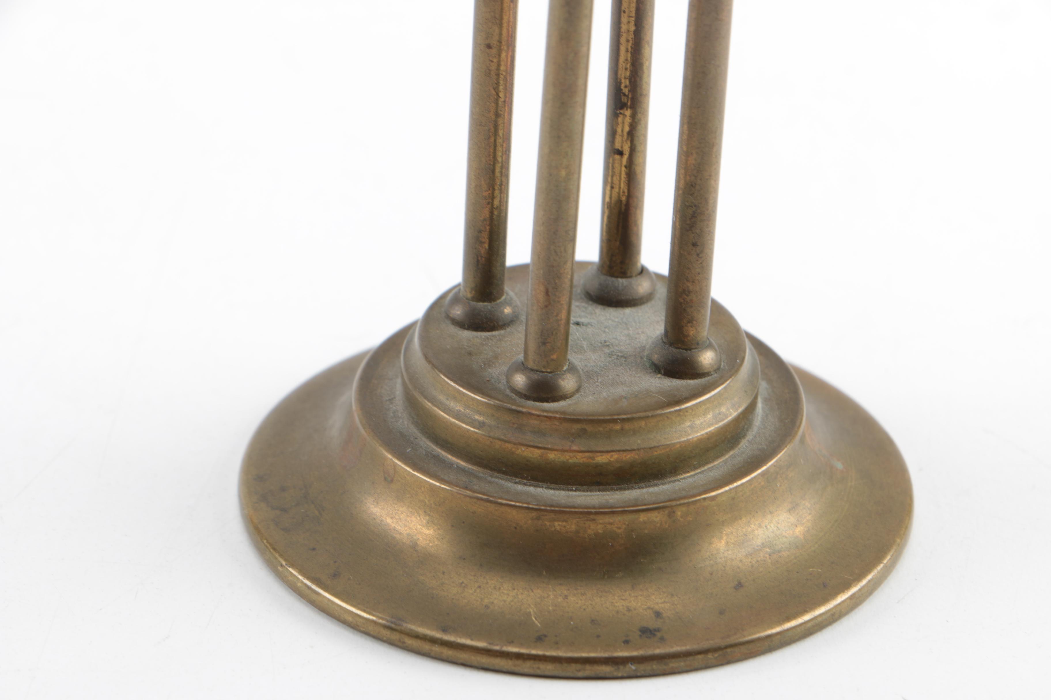 Brass and Glass Lamp Parts
