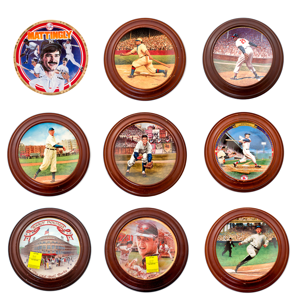 Limited Edition Baseball Collector Plates