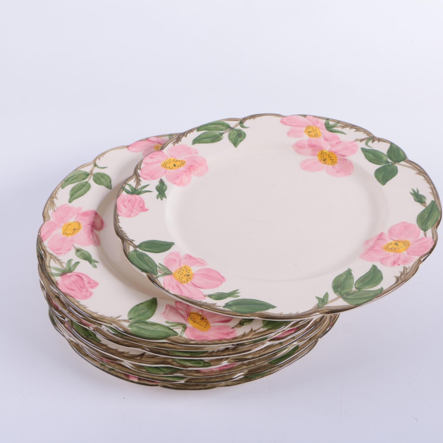 Vintage Franciscan "Desert Rose" Earthenware Plates