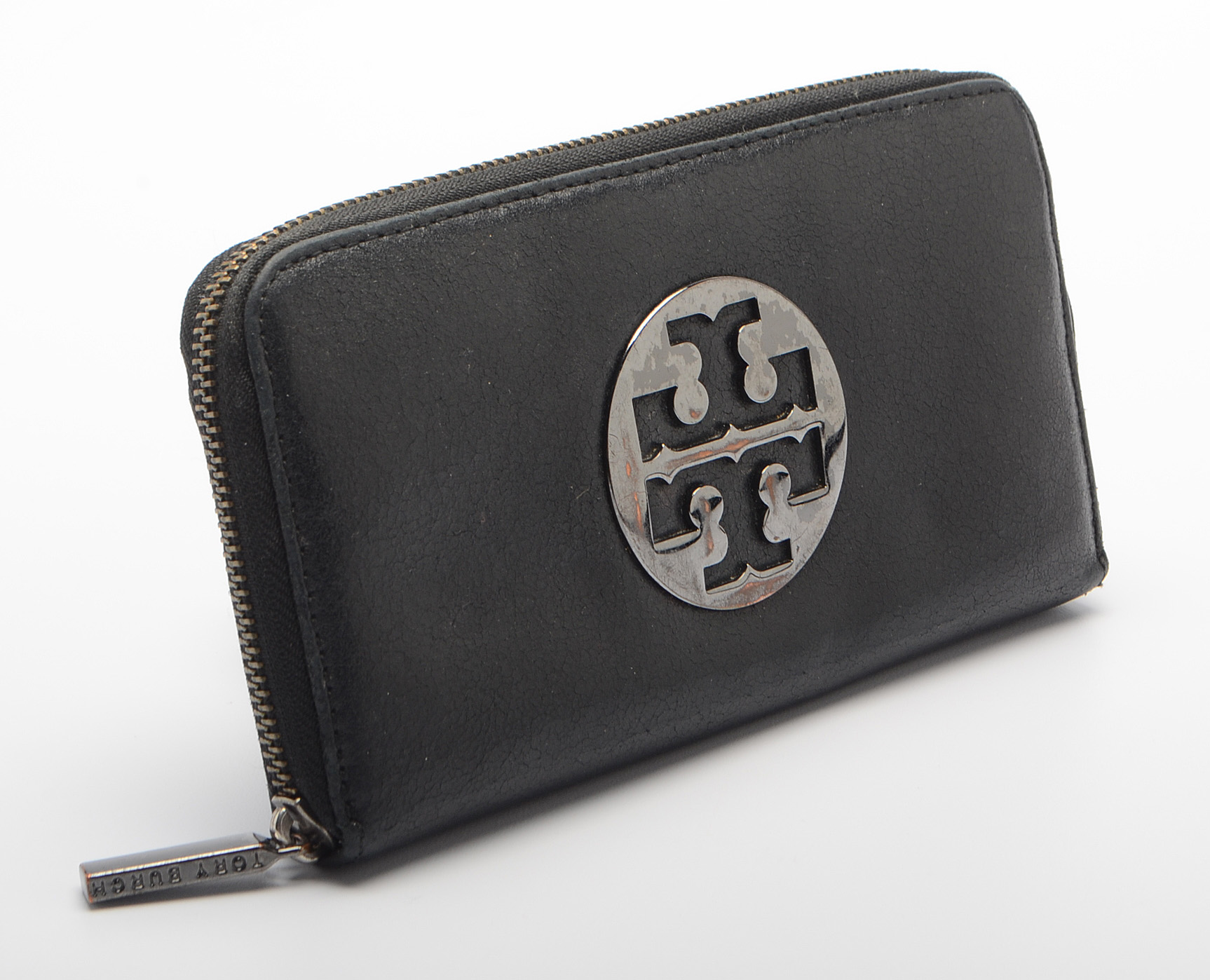 Tory Burch Black Leather Wallet