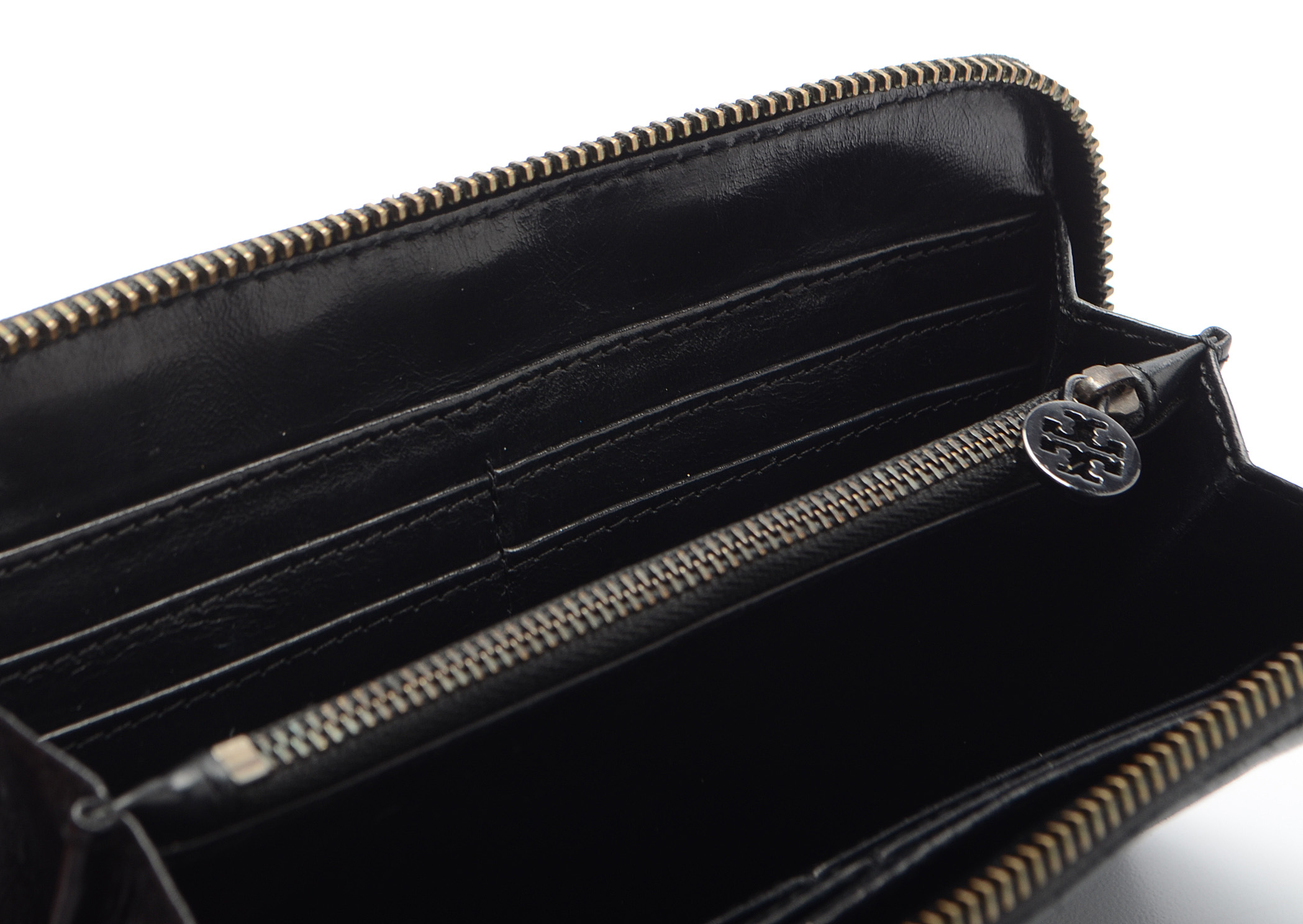 Tory Burch Black Leather Wallet