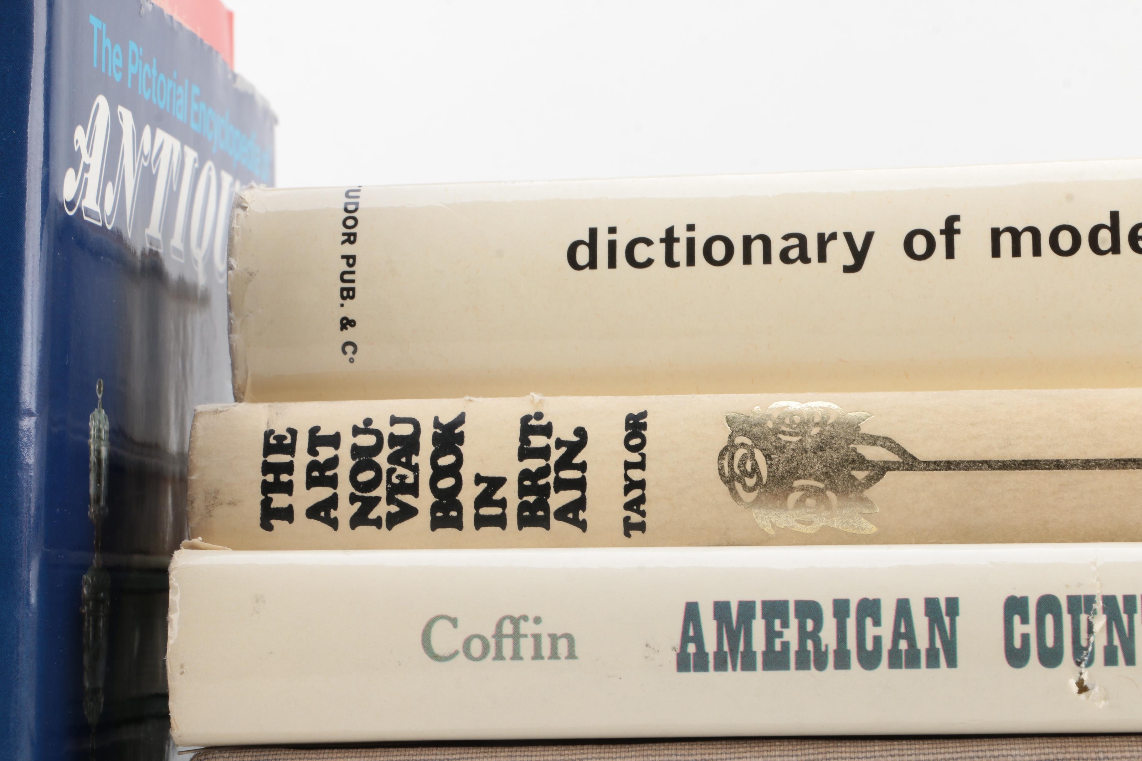 Assorted Books on Art Including 1966 "American Folk Painting"