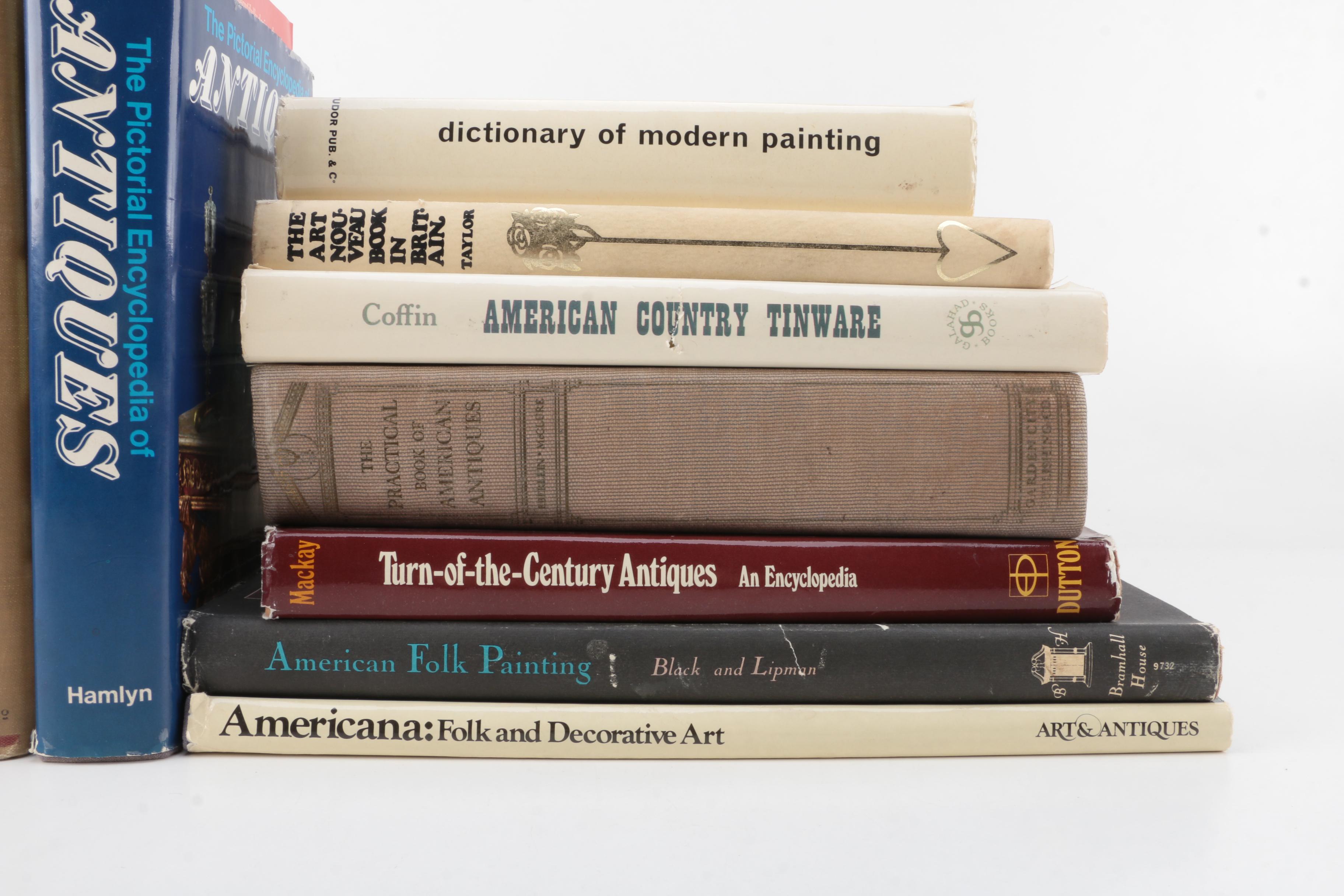Assorted Books on Art Including 1966 "American Folk Painting"